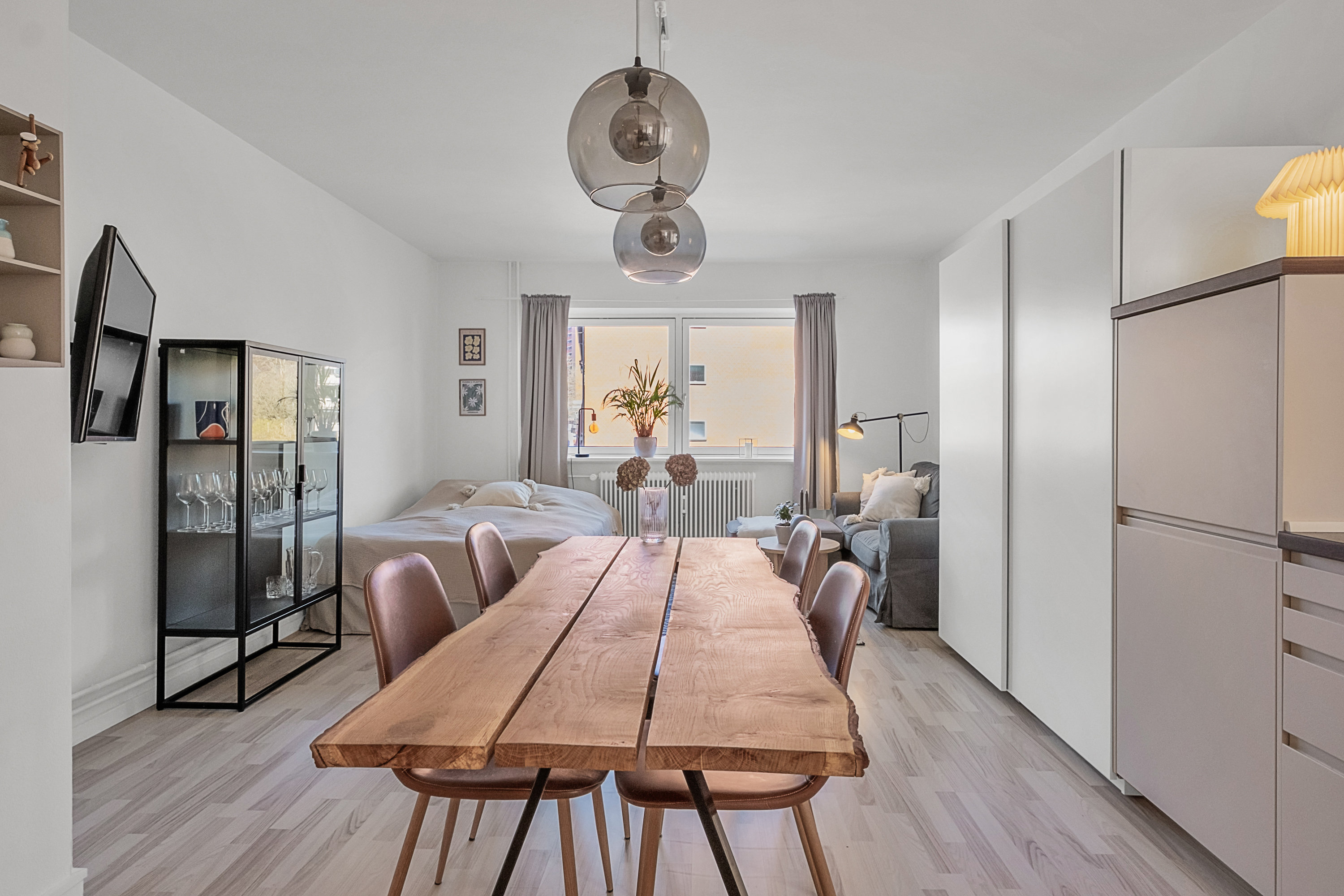 Fremhævet køkken alrum billede i fuldskærmstilstand. Billede af Langenæs Allé 45, 1. 2., 8000 Aarhus C