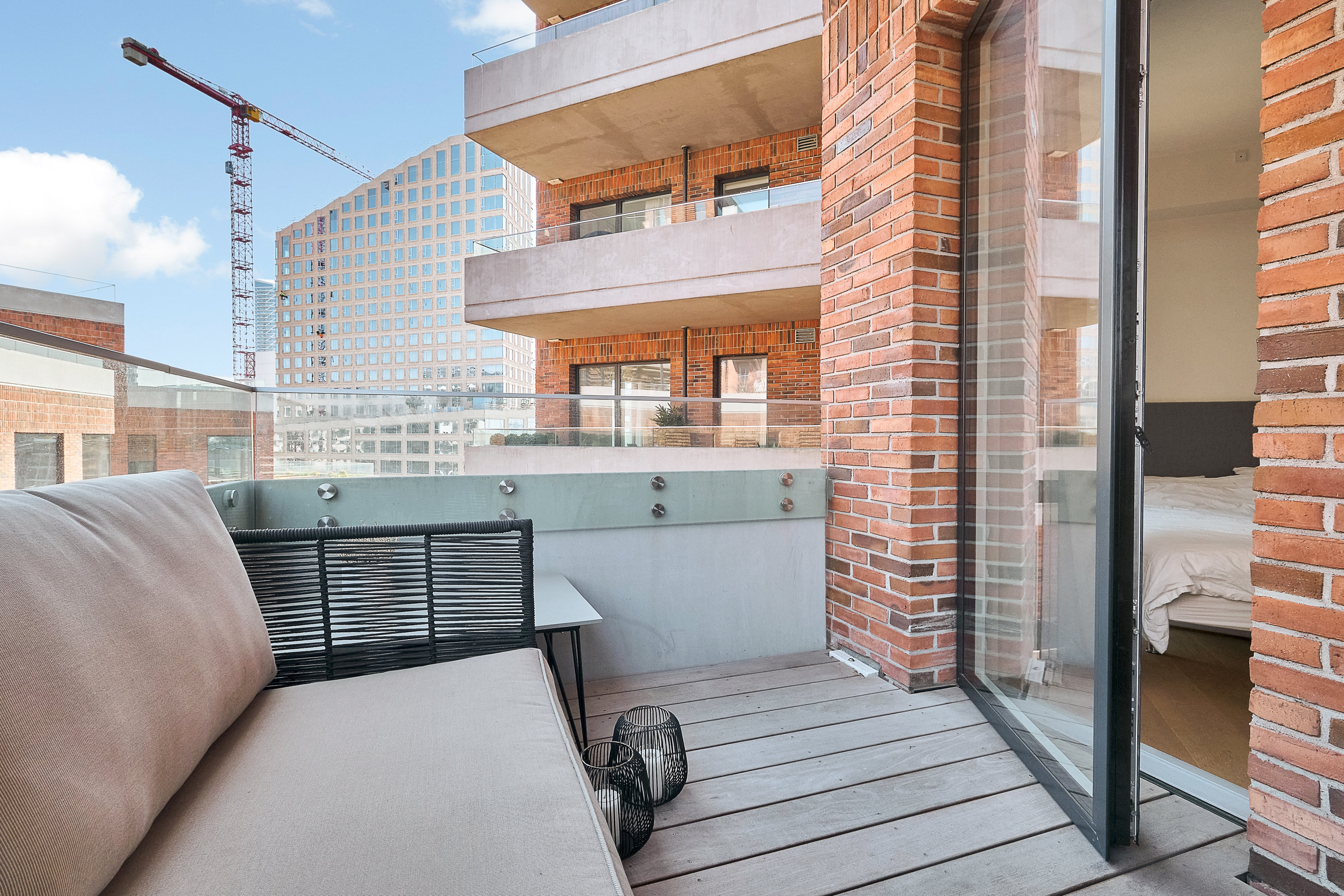 Fremhævet altan billede i fuldskærmstilstand. Billede af Nicoline Kochs Plads 5, 4. 4., 8000 Aarhus C