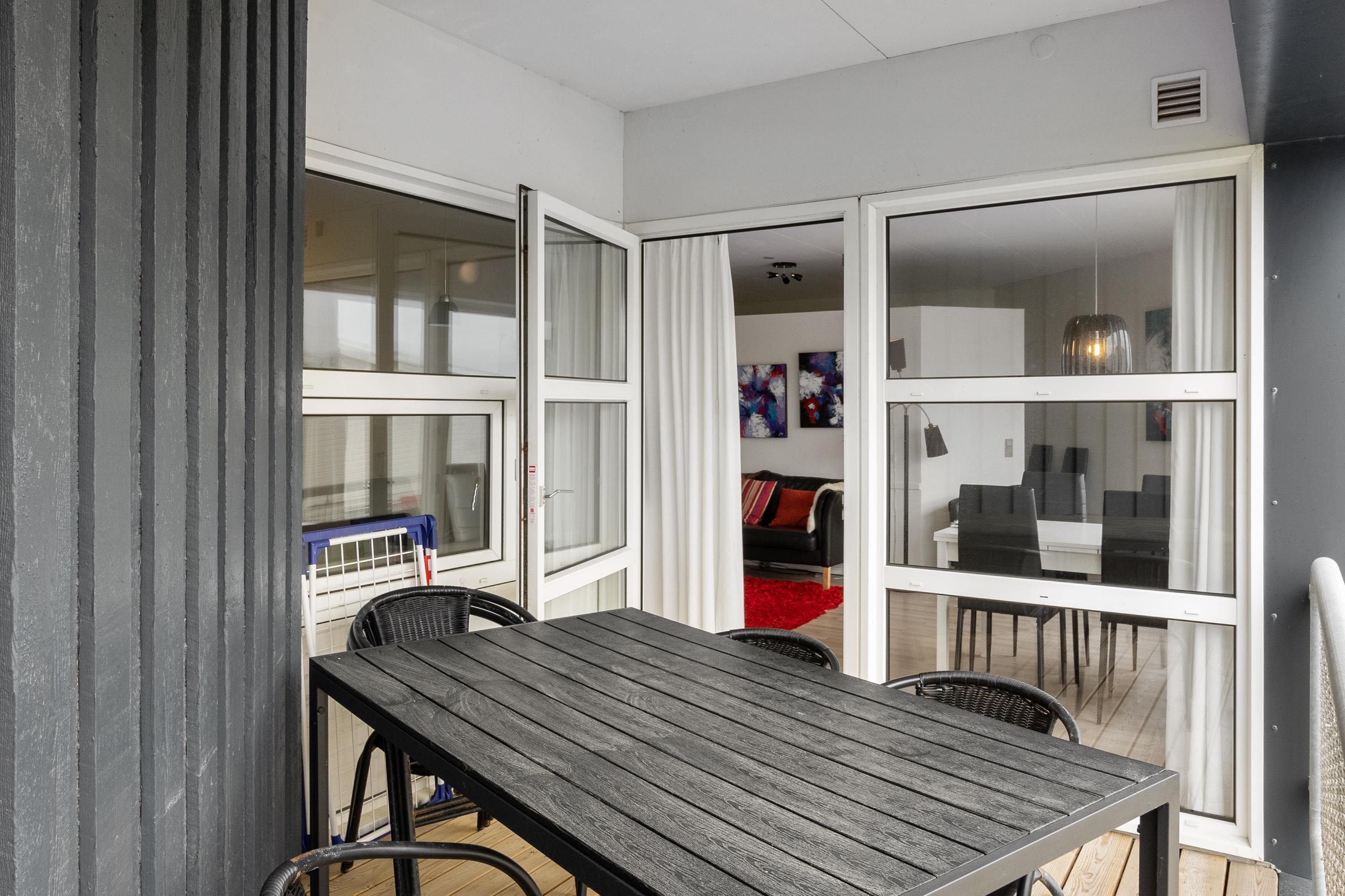 Fremhævet overdækket terrasse billede i fuldskærmstilstand. Billede af Strandvejen 52, 1. 119., Fanø Bad, 6720 Fanø