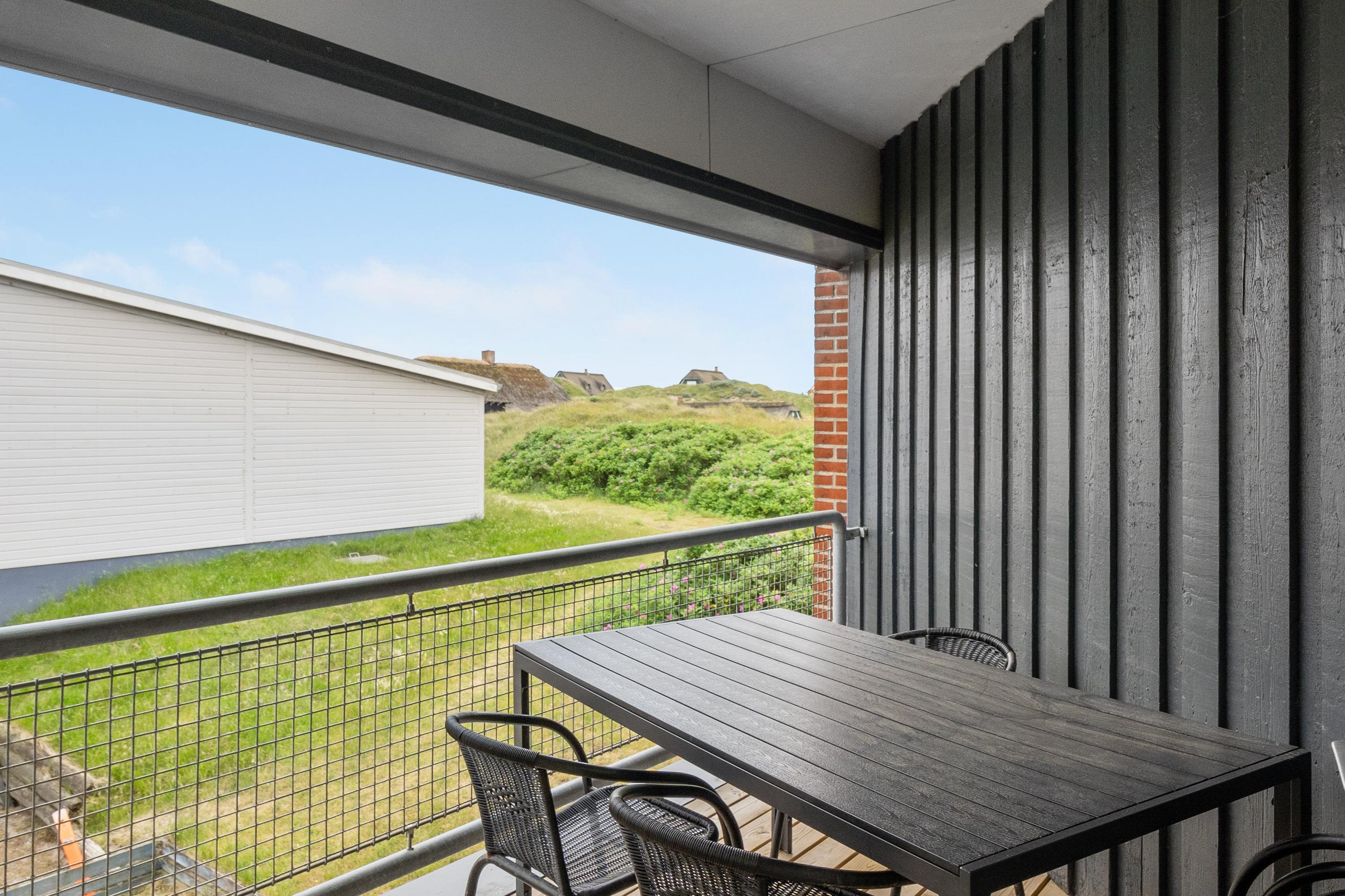 Fremhævet overdækket terrasse billede i fuldskærmstilstand. Billede af Strandvejen 52, 1. 119., Fanø Bad, 6720 Fanø