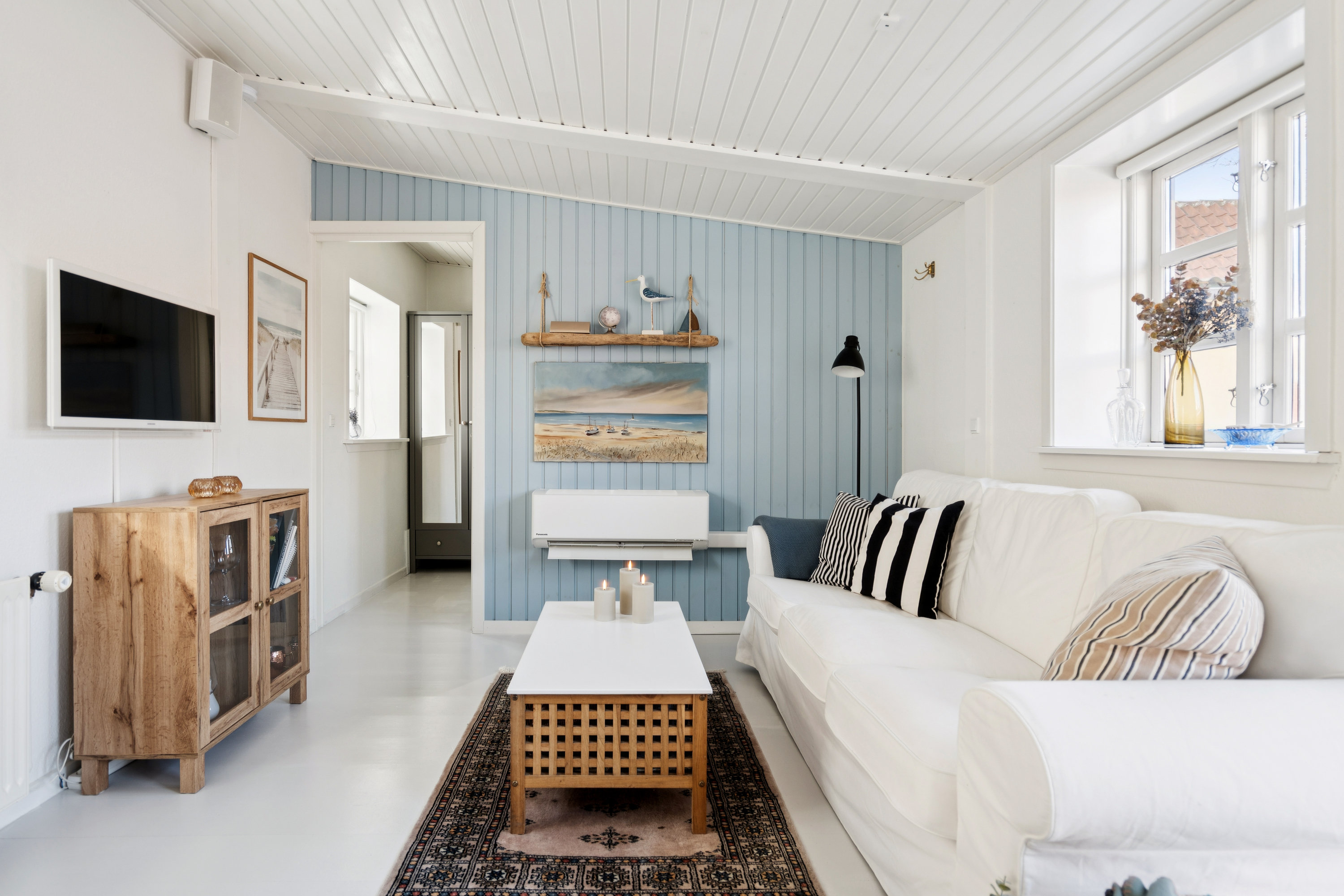 Fremhævet stue billede i fuldskærmstilstand. Billede af Sct. Clemens Vej 29, Midtbyen, 9990 Skagen