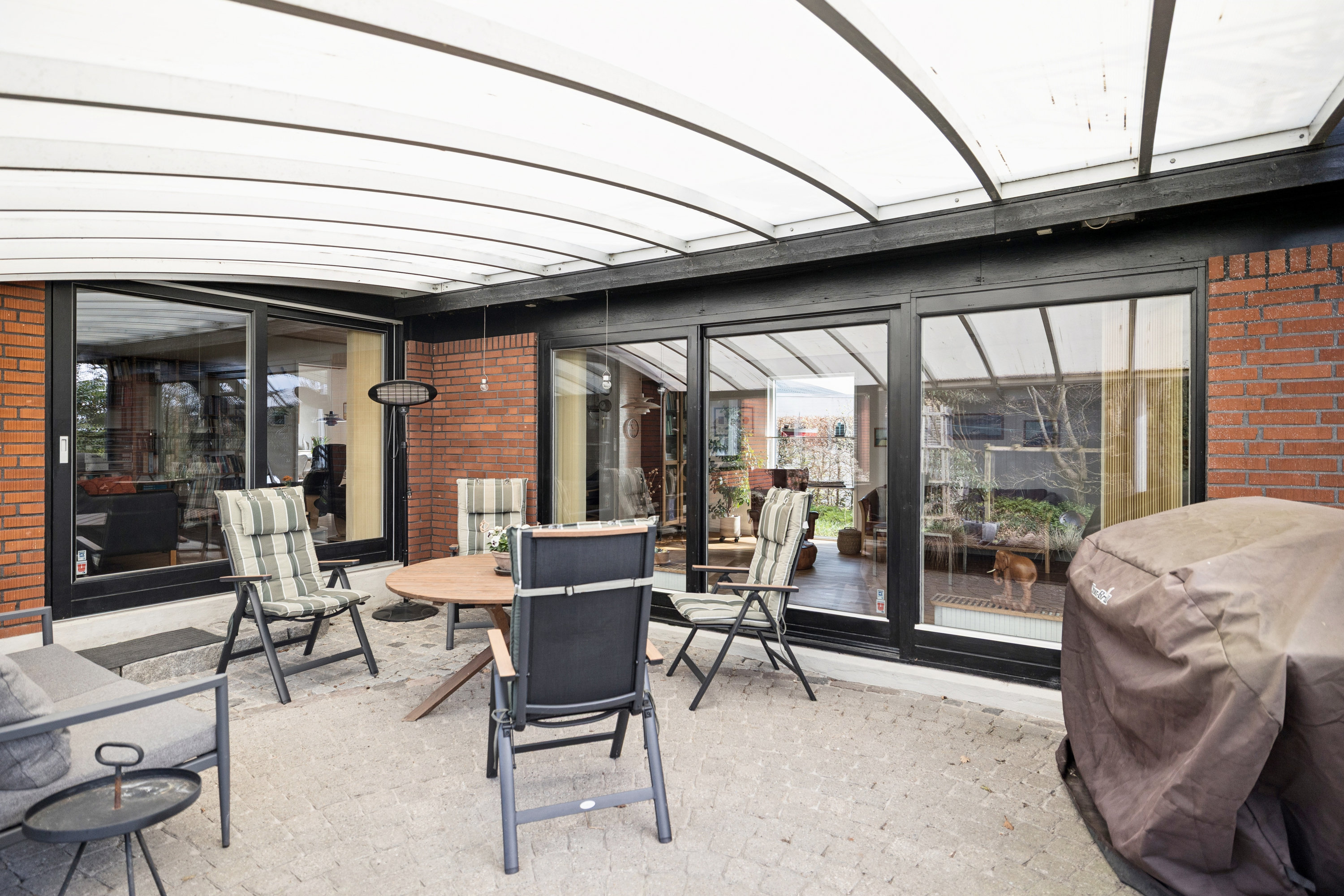 Fremhævet overdækket terrasse billede i fuldskærmstilstand. Billede af Vibevej 20, 9500 Hobro