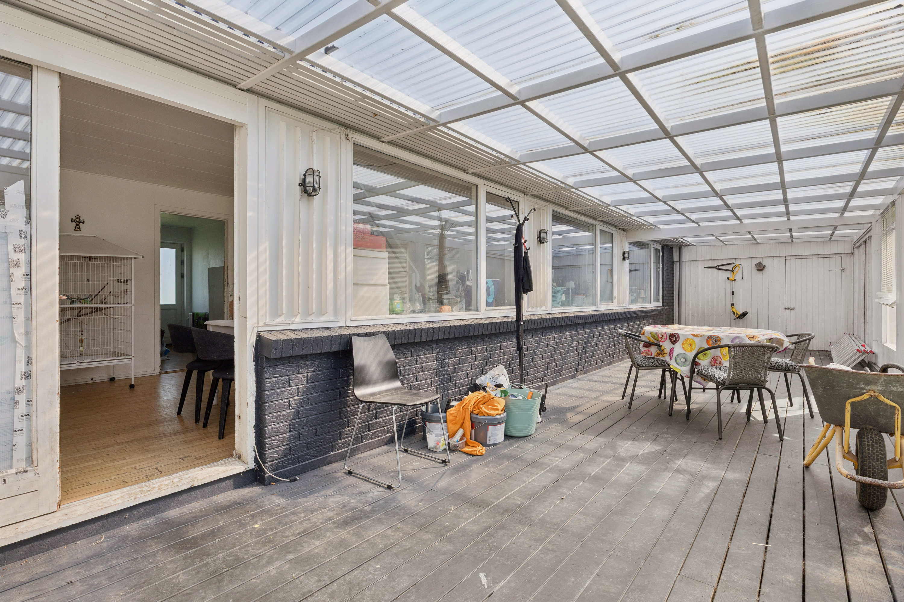 Fremhævet terrasse billede i fuldskærmstilstand. Billede af Druelundsvej 11, 4660 Store Heddinge