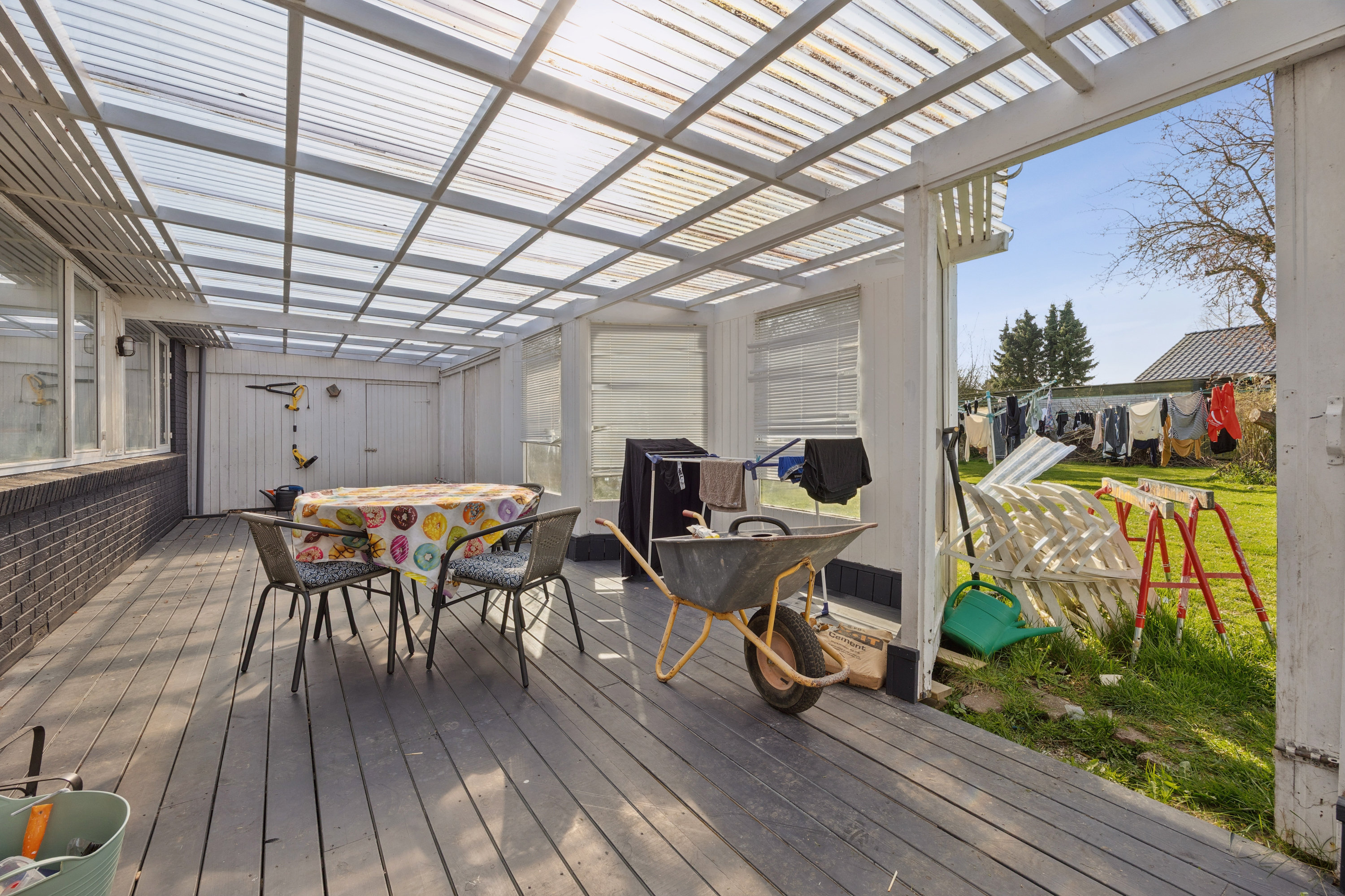 Fremhævet udestue billede i fuldskærmstilstand. Billede af Druelundsvej 11, 4660 Store Heddinge