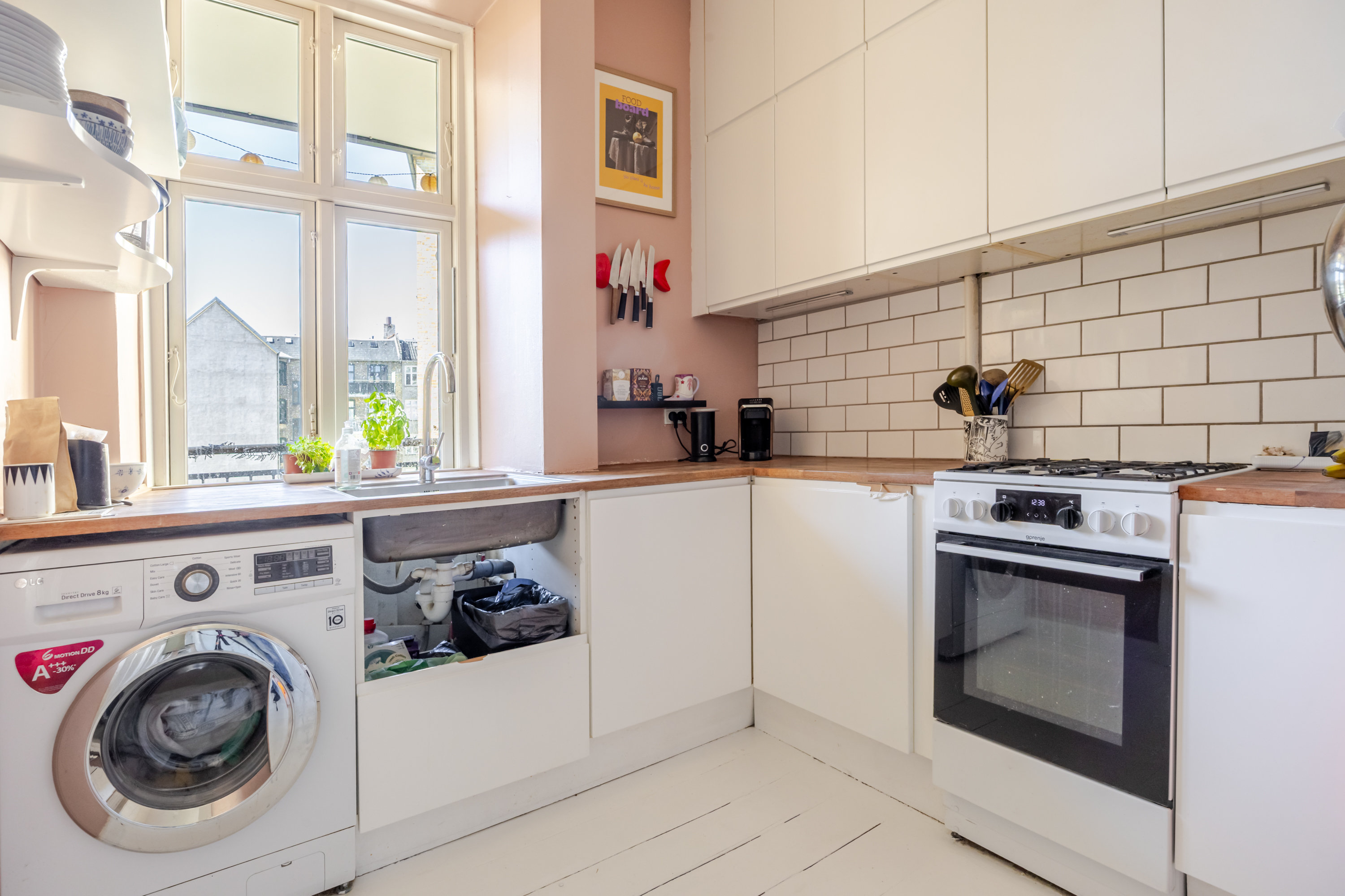 Fremhævet andet billede i fuldskærmstilstand. Billede af Sønder Boulevard 58, 3. tv., 1720 København V