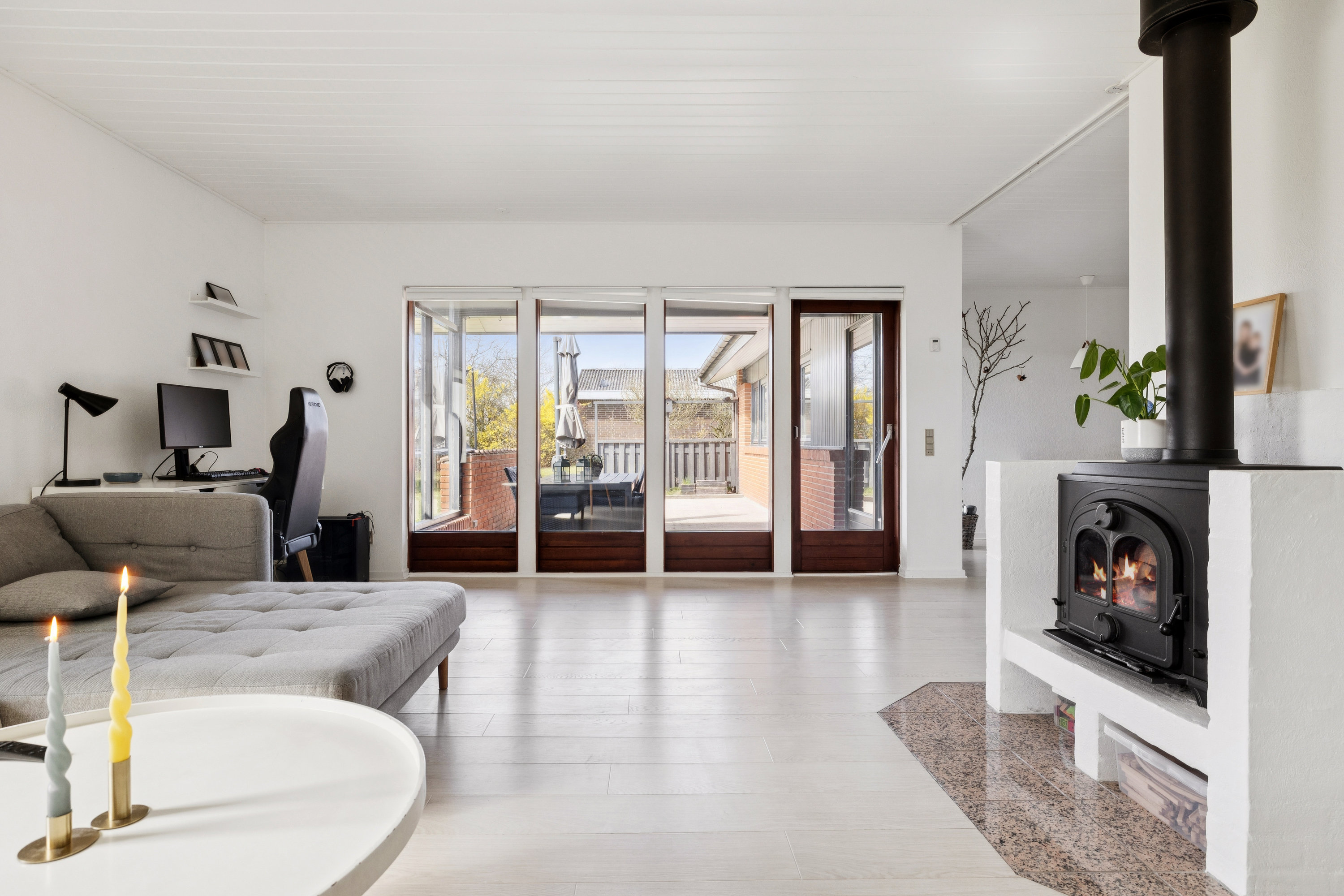 Fremhævet stue billede i fuldskærmstilstand. Billede af Fjordparken 66, 9500 Hobro