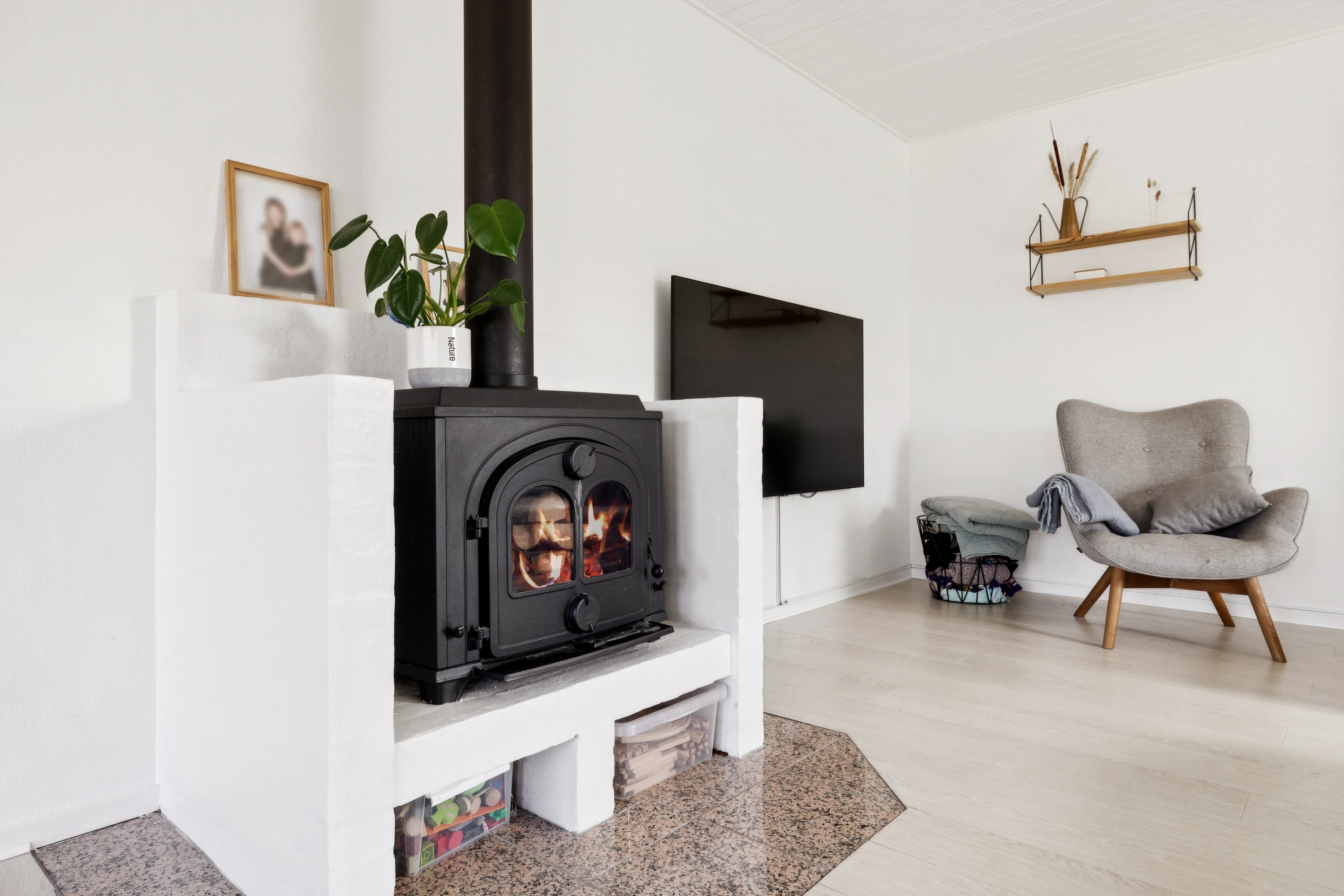 Fremhævet stue billede i fuldskærmstilstand. Billede af Fjordparken 66, 9500 Hobro