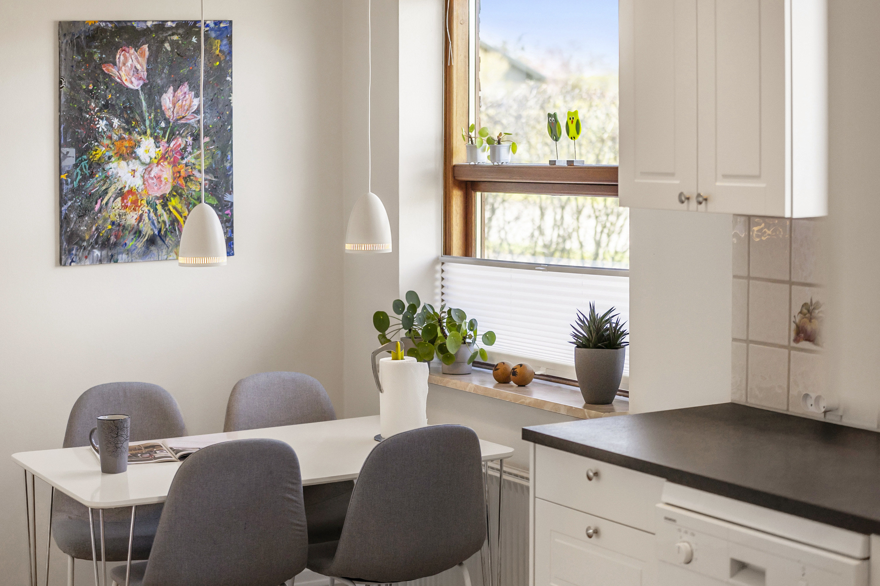 Fremhævet spisekøkken billede i fuldskærmstilstand. Billede af Hesselbjerg 21, Løjt Kirkeby, 6200 Aabenraa