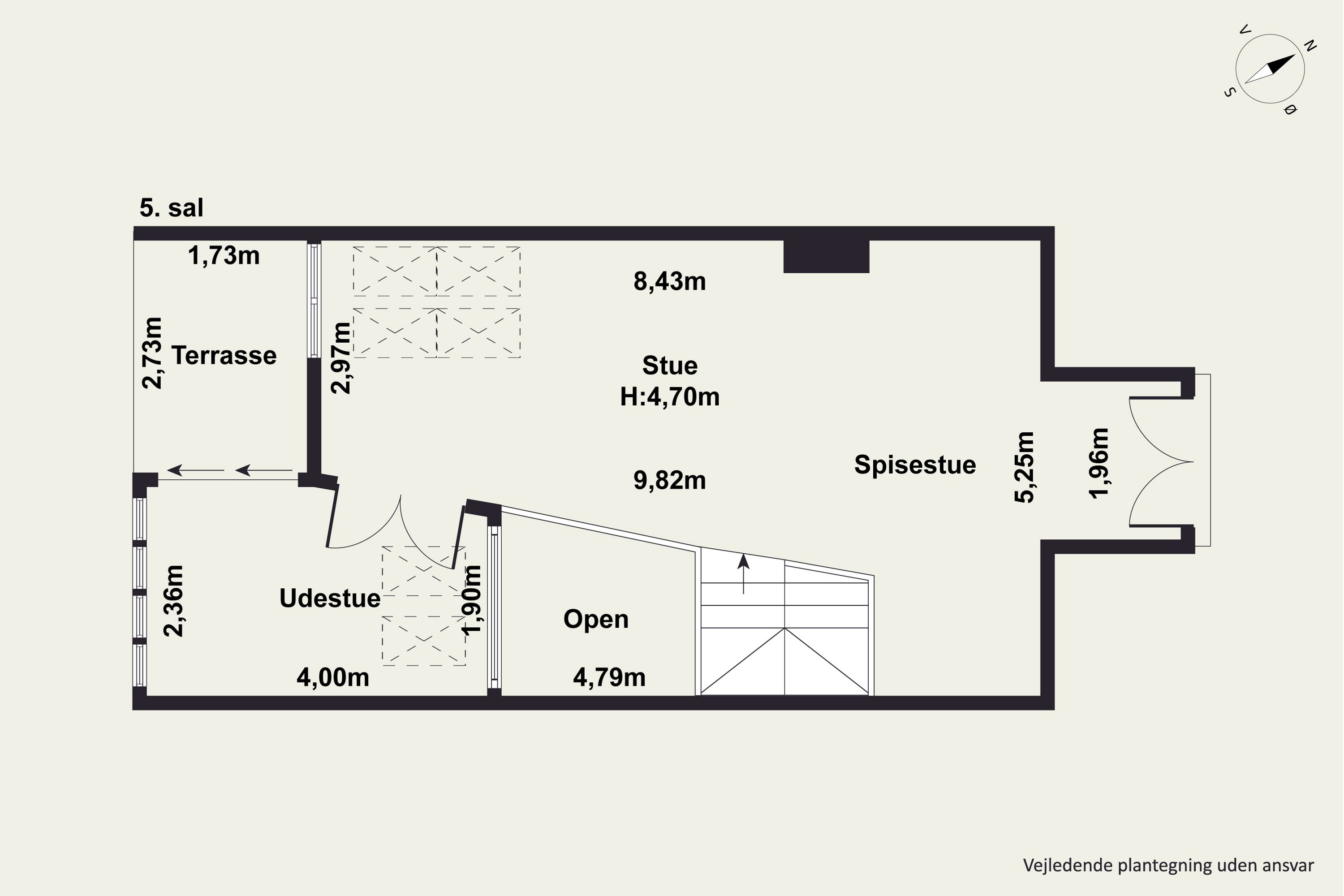 Plantegninger billede af Gammel Kongevej 165A, 4. 2., 1850 Frederiksberg C