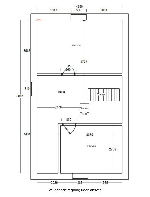 Plantegninger billede af Søgårdsvej 4, Sørbymagle, 4200 Slagelse