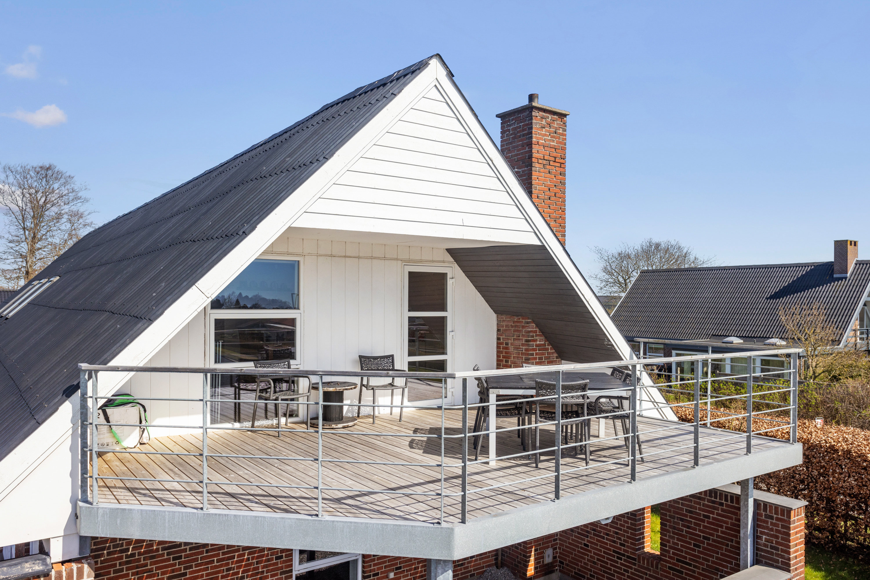 Fremhævet terrasse billede i fuldskærmstilstand. Billede af Hjulmagervej 59, 9300 Sæby