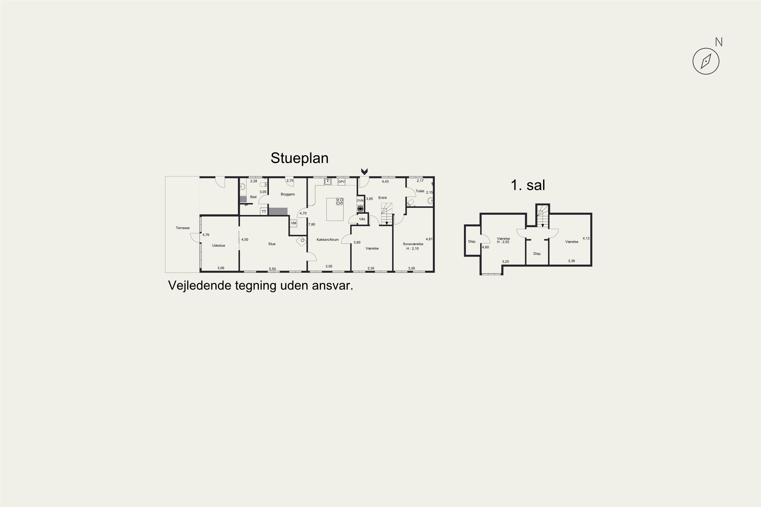 Plantegninger billede af Bobølvej 8, 6683 Føvling