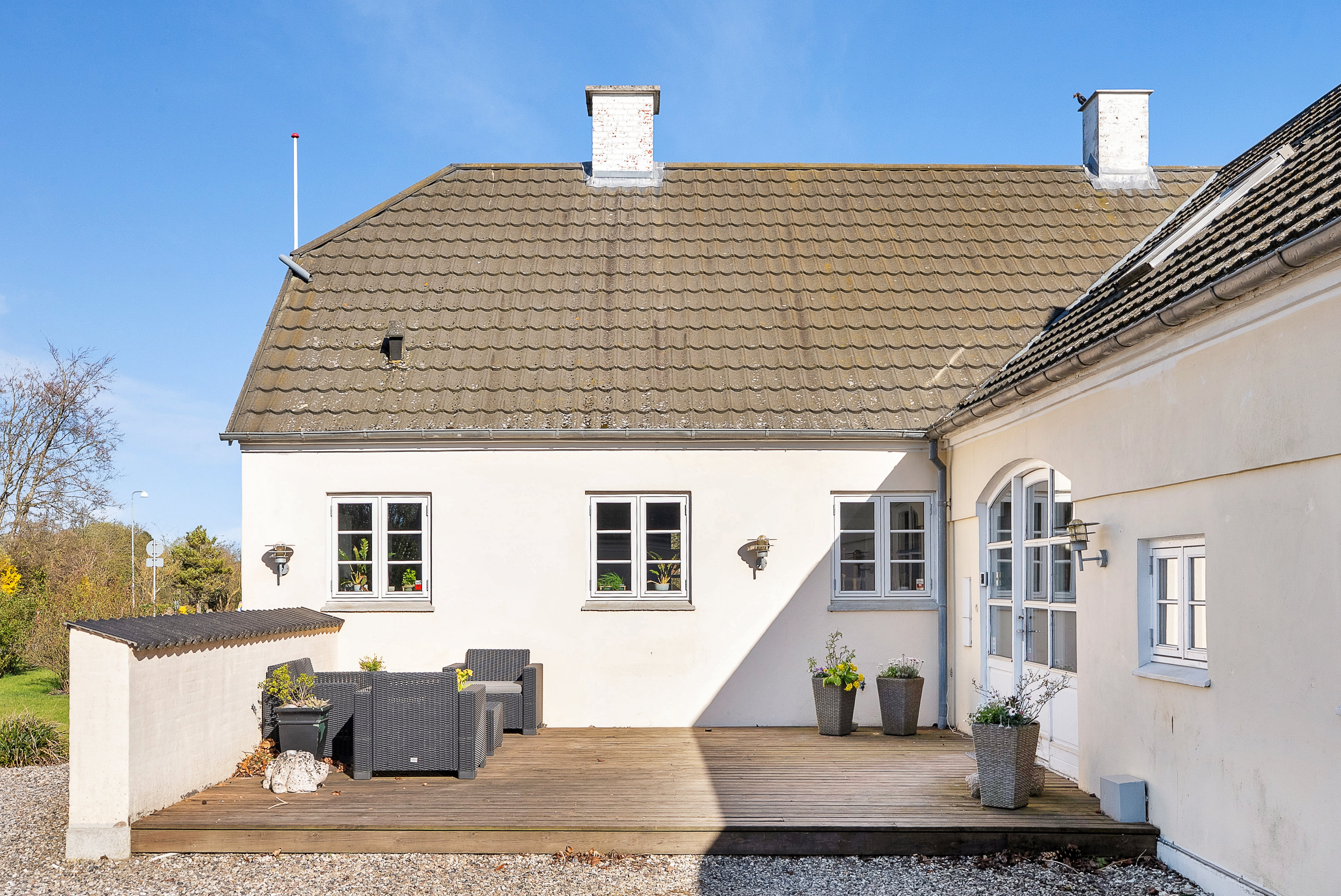Fremhævet terrasse billede i fuldskærmstilstand. Billede af Stenløkkevej 30, Nislev, 5450 Otterup