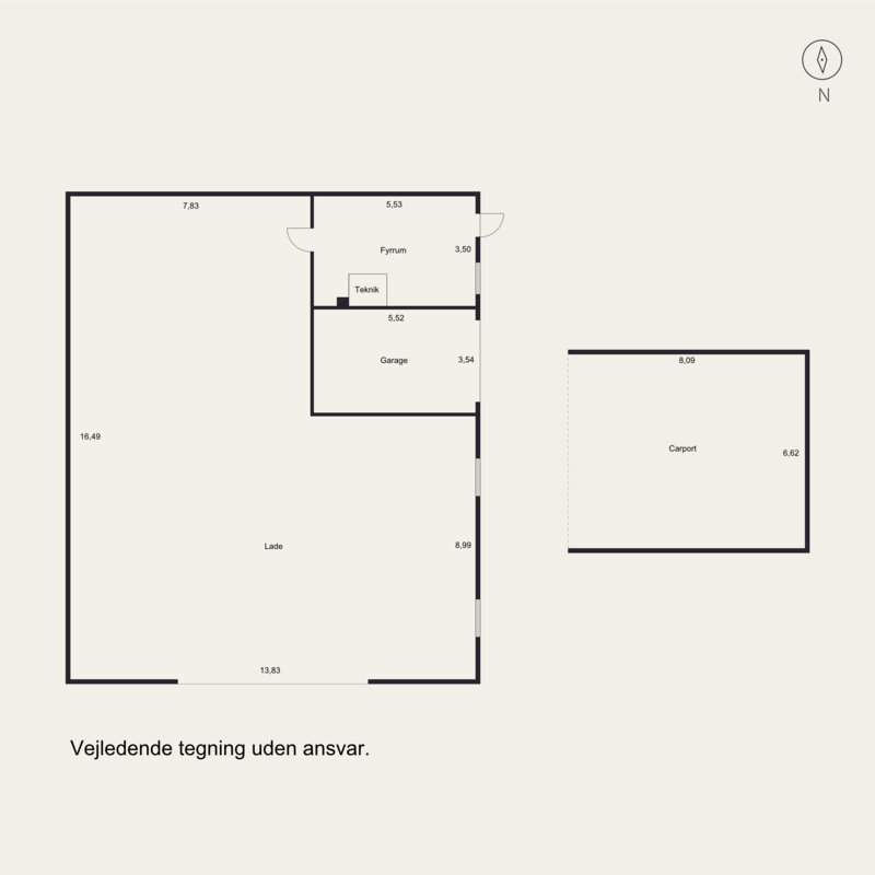 Plantegninger billede af Lille Mommarkvej 29, Sarup, 6470 Sydals