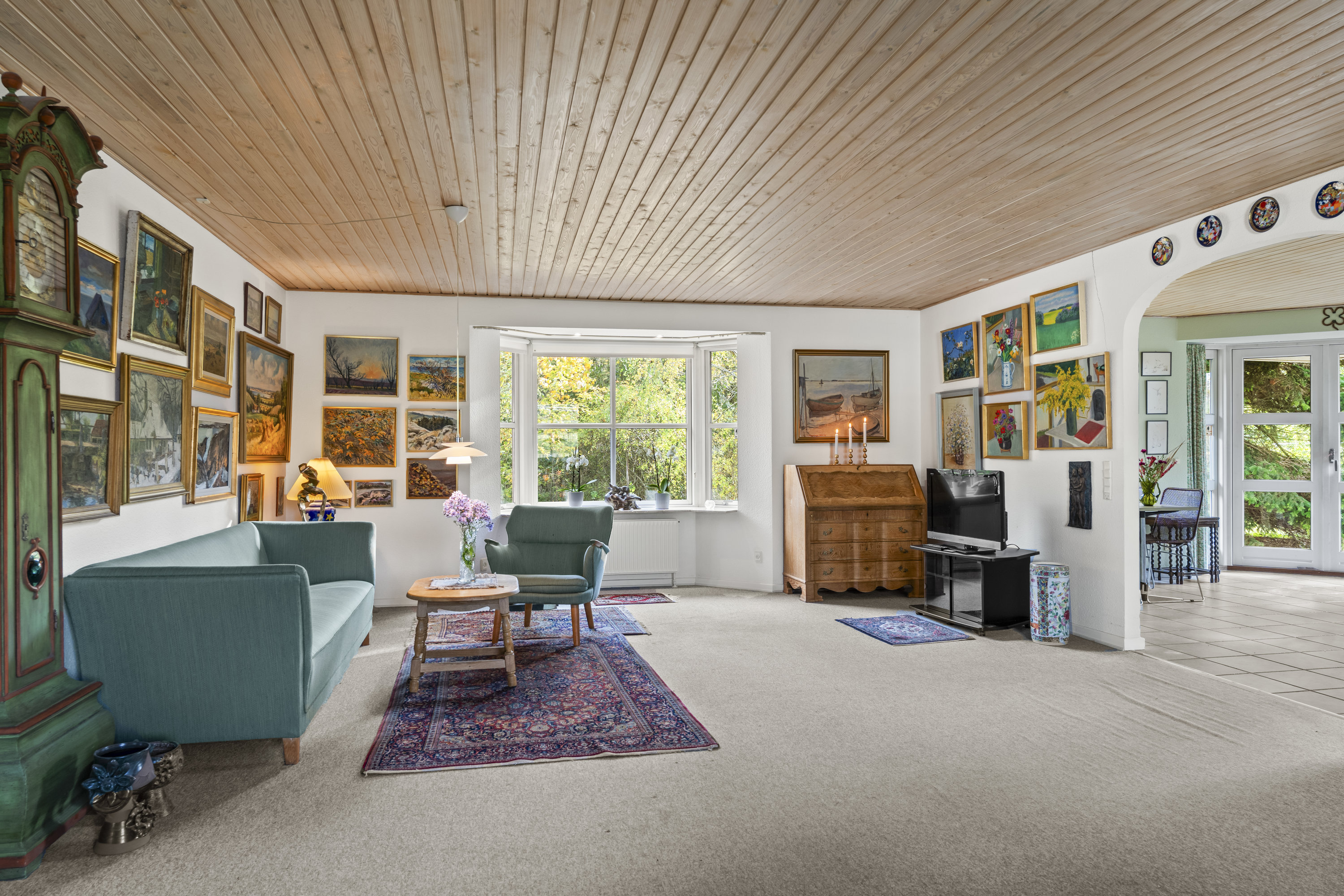 Fremhævet stue billede i fuldskærmstilstand. Billede af Brolandvej 14, Bullerup, 5320 Agedrup