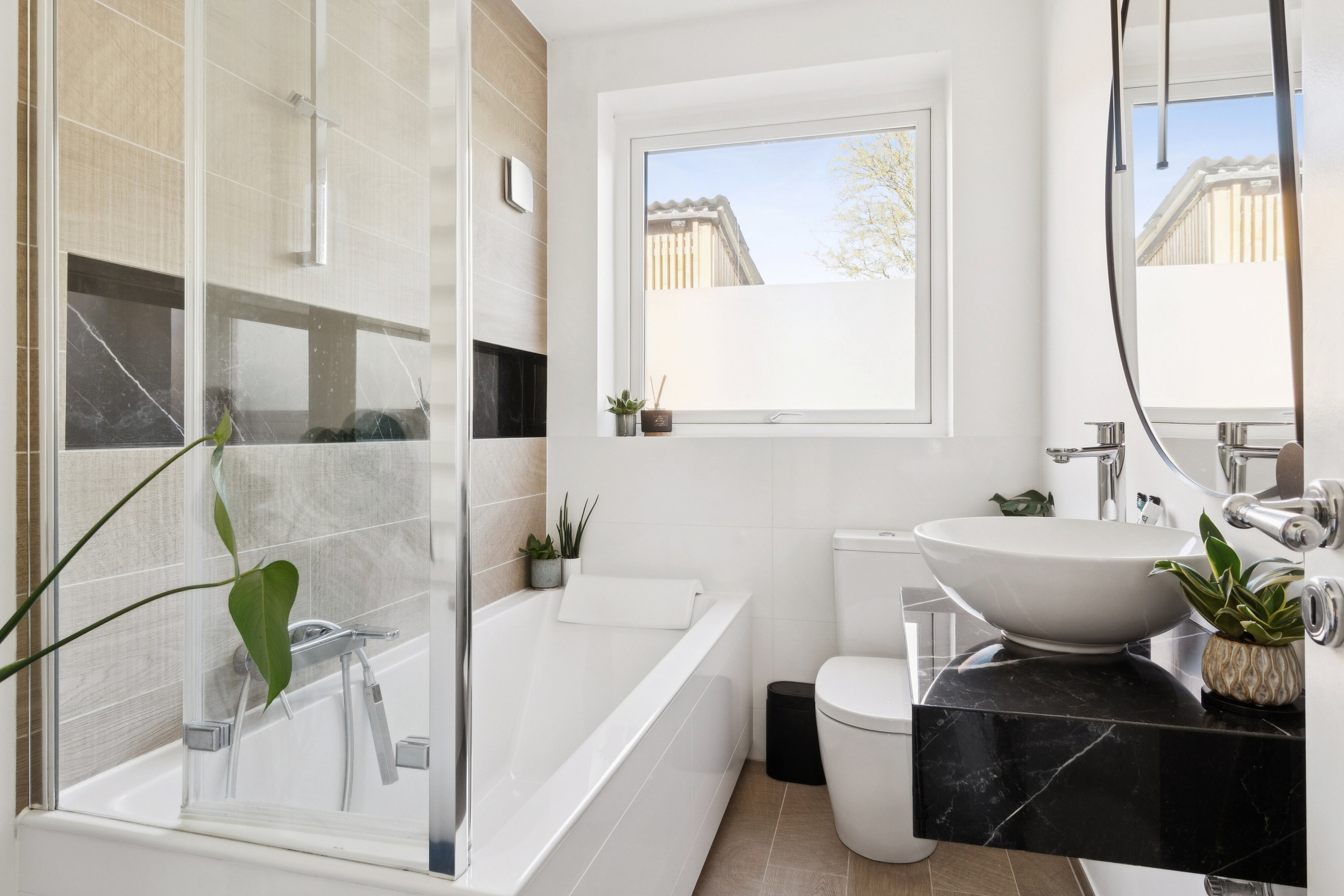 Fremhævet badeværelse billede i fuldskærmstilstand. Billede af Bregentvedvej 47, 4690 Haslev