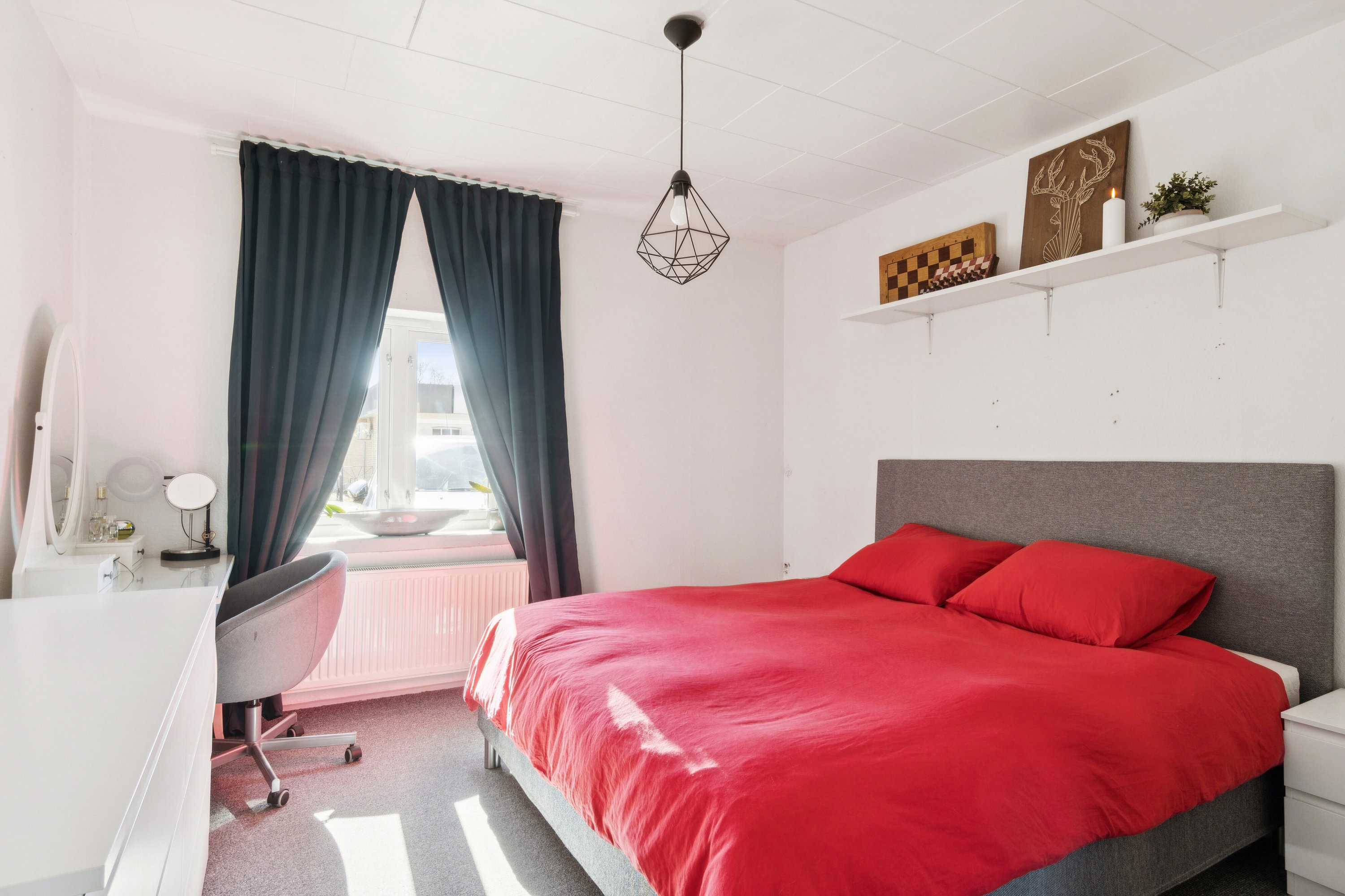 Fremhævet soveværelse billede i fuldskærmstilstand. Billede af Bregentvedvej 47, 4690 Haslev