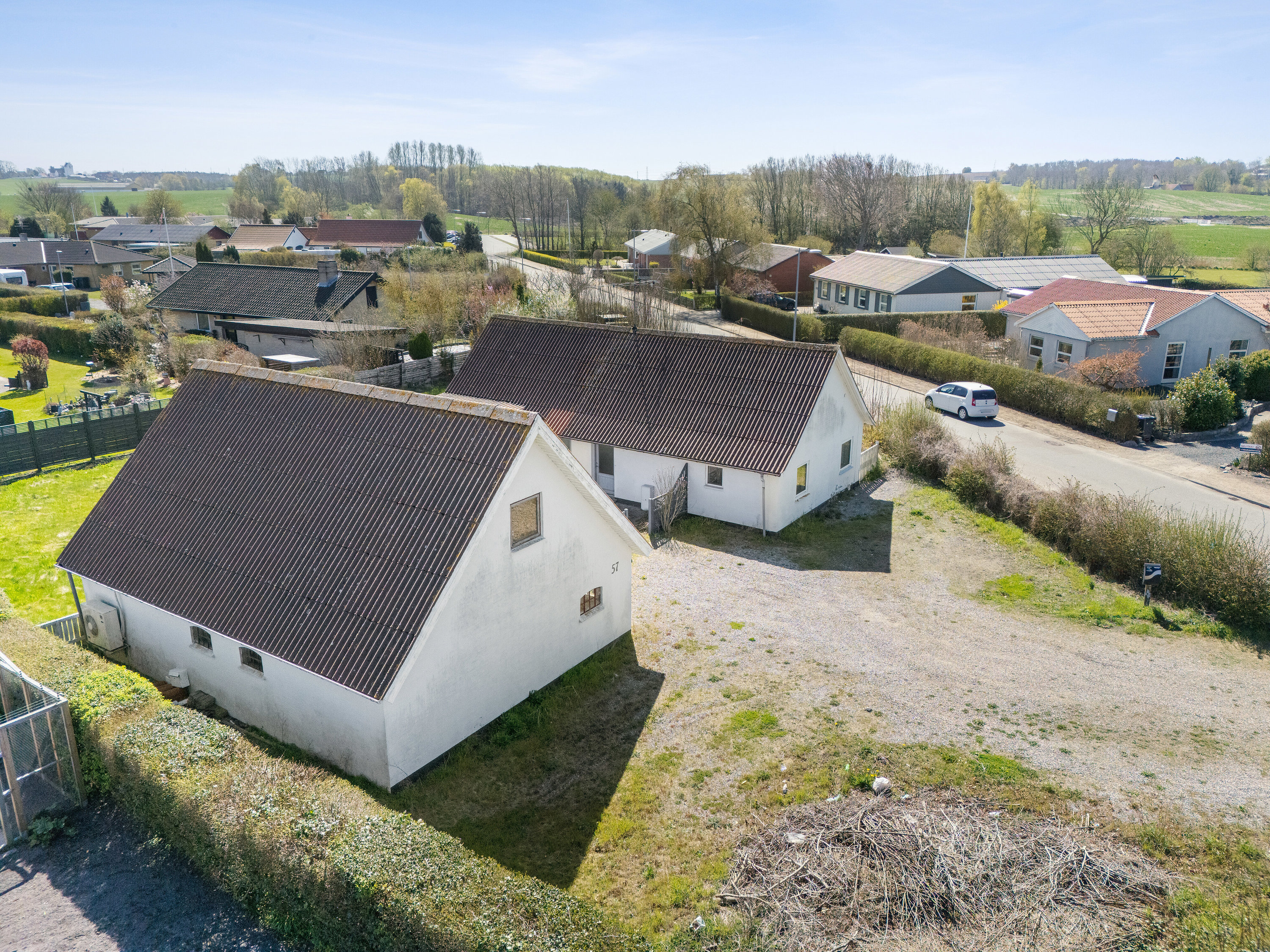 Fremhævet luftfoto billede i fuldskærmstilstand. Billede af Engvej 57, 4400 Kalundborg
