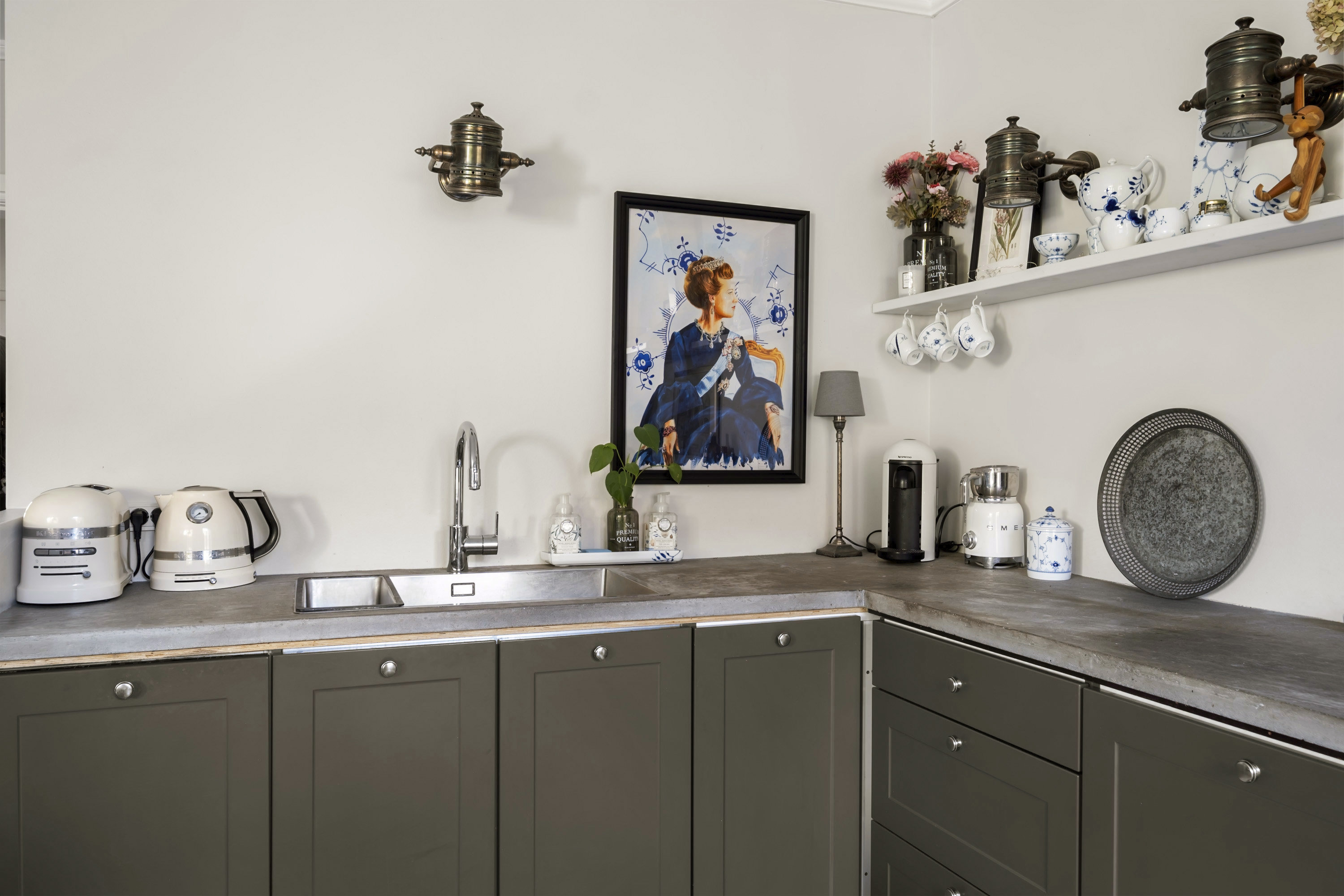 Fremhævet køkken billede i fuldskærmstilstand. Billede af Tværbommen 43, st.. th., 2820 Gentofte