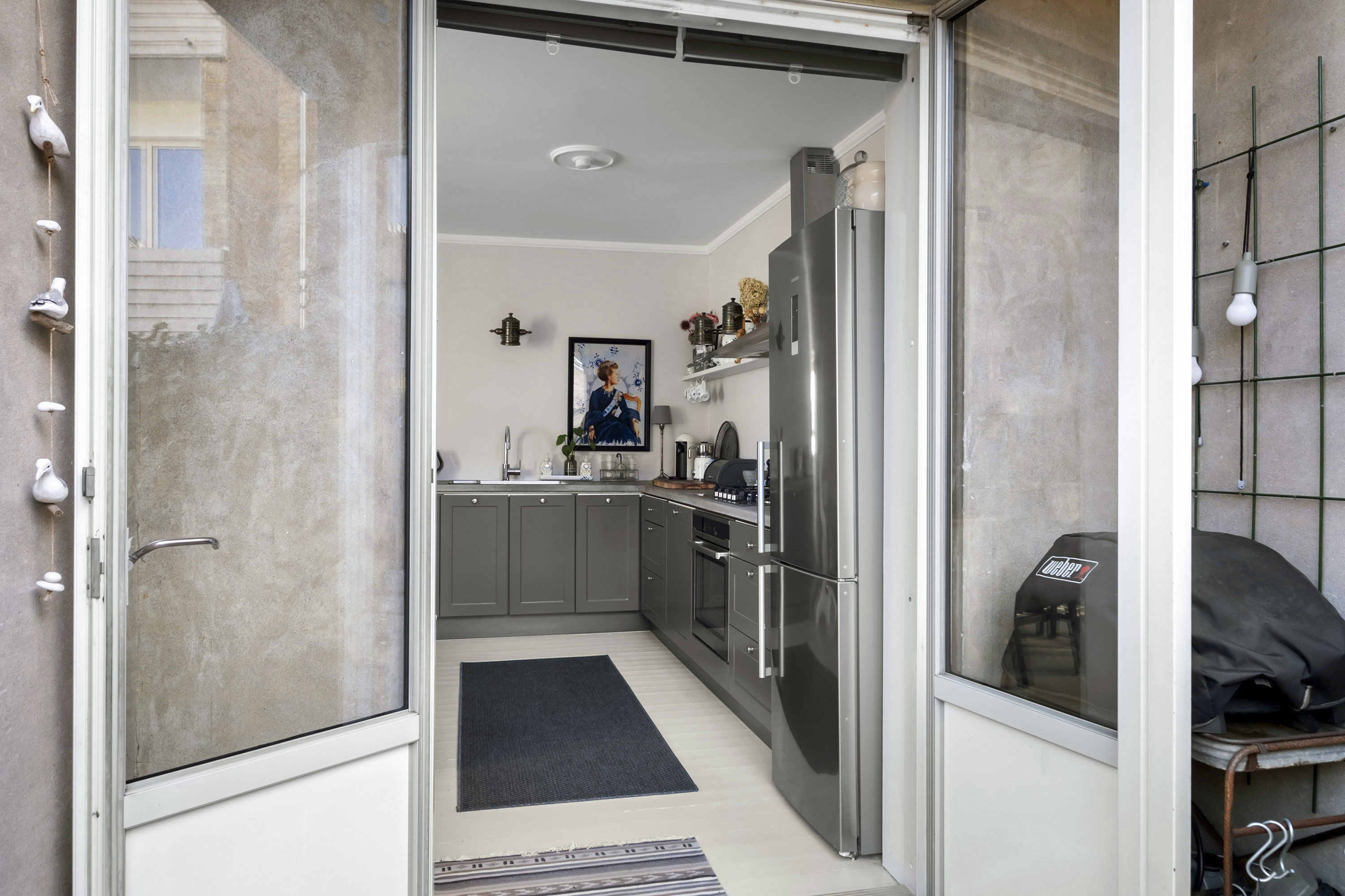 Fremhævet køkken billede i fuldskærmstilstand. Billede af Tværbommen 43, st.. th., 2820 Gentofte