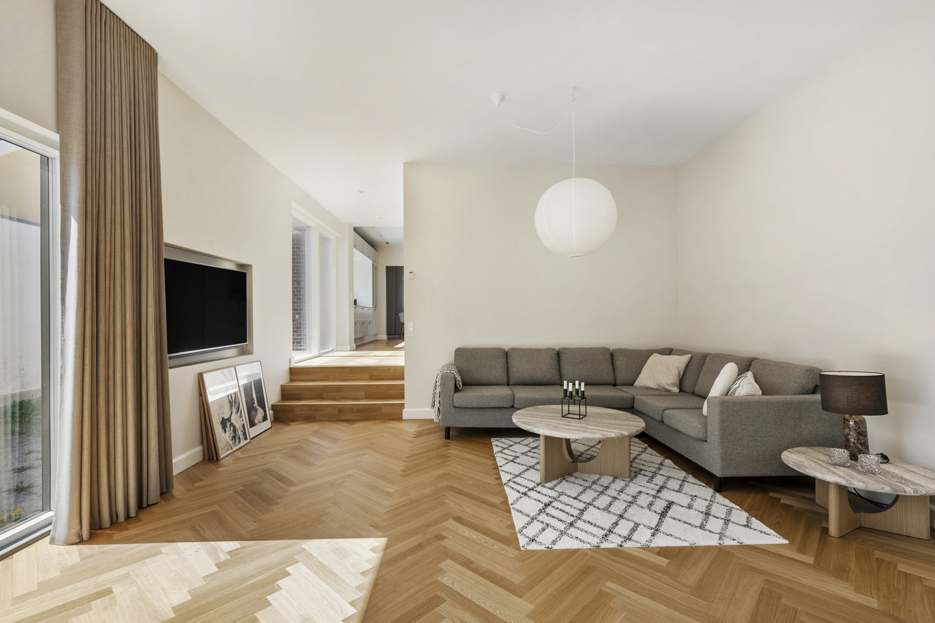 Fremhævet stue billede i fuldskærmstilstand. Billede af Carl Lunds Vej 53, 5000 Odense C