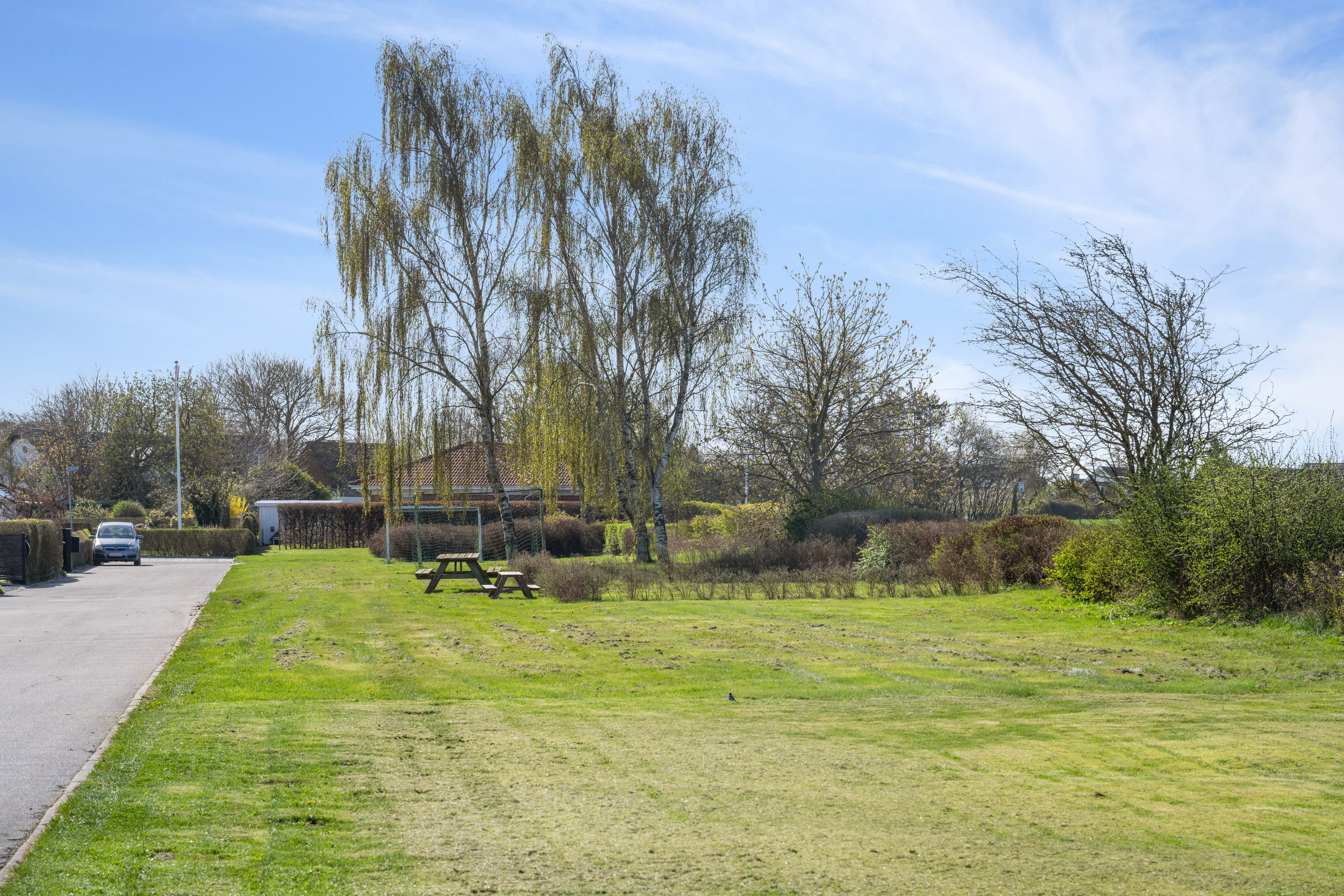 Fremhævet have billede i fuldskærmstilstand. Billede af Tinningvej 25, Foldby, 8382 Hinnerup