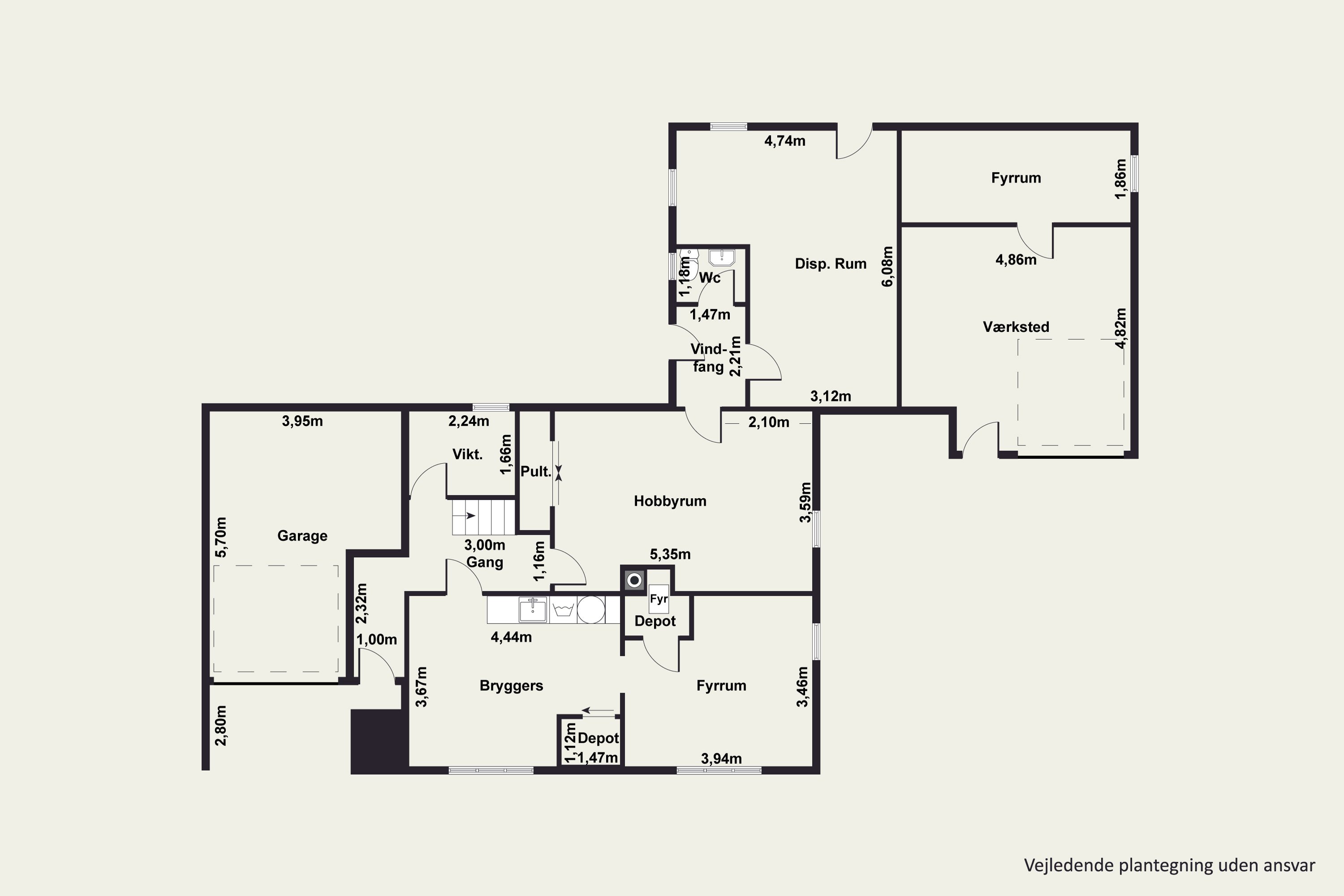 Plantegninger billede af Snæbumvej 47, Snæbum, 9500 Hobro