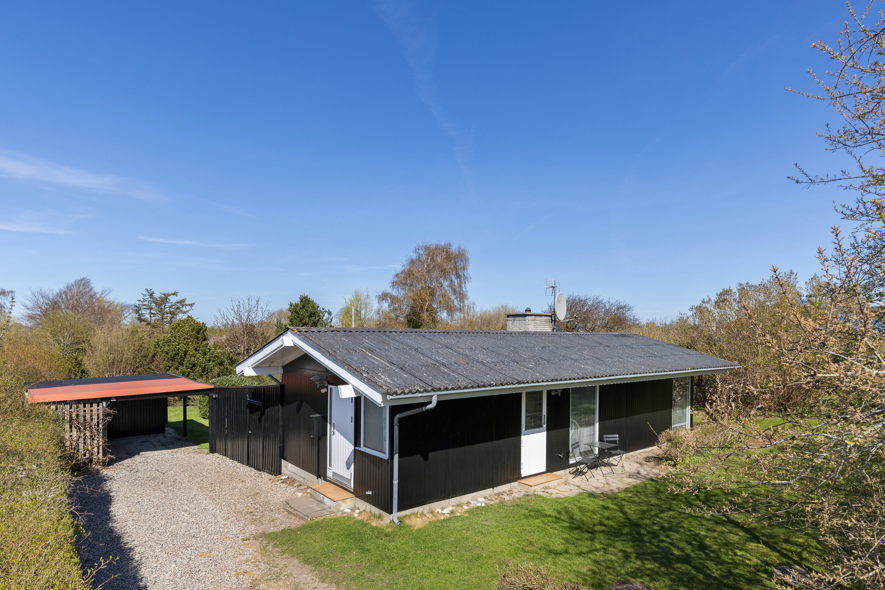 Fremhævet luftfoto billede i fuldskærmstilstand. Billede af Delfivej 11, Drøsselbjerg, 4200 Slagelse