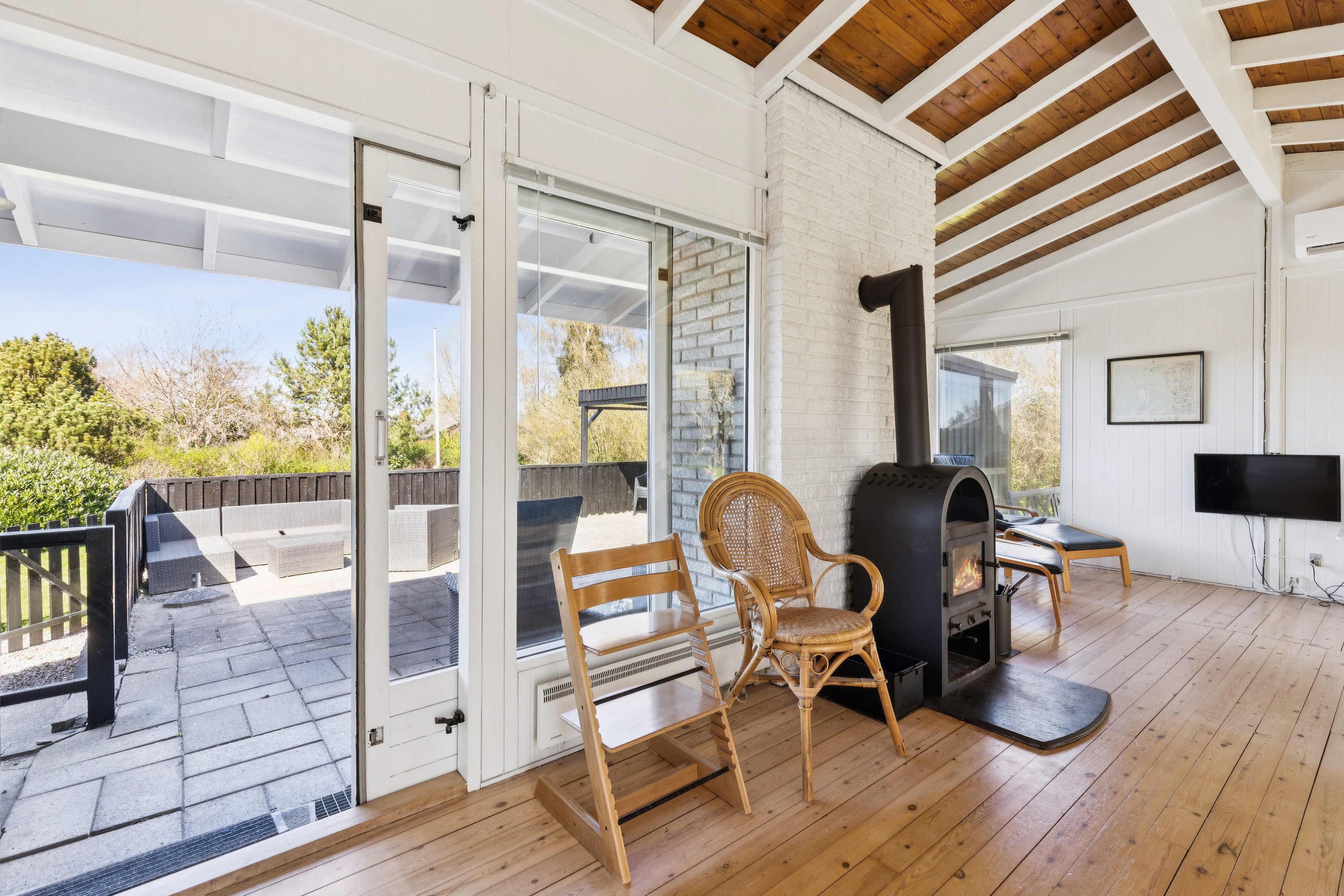 Fremhævet stue billede i fuldskærmstilstand. Billede af Delfivej 11, Drøsselbjerg, 4200 Slagelse