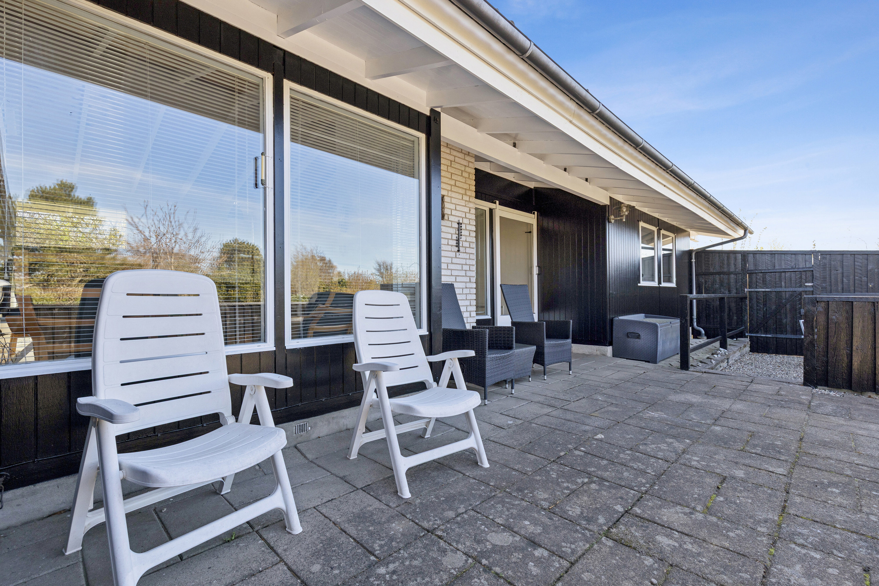 Fremhævet terrasse billede i fuldskærmstilstand. Billede af Delfivej 11, Drøsselbjerg, 4200 Slagelse