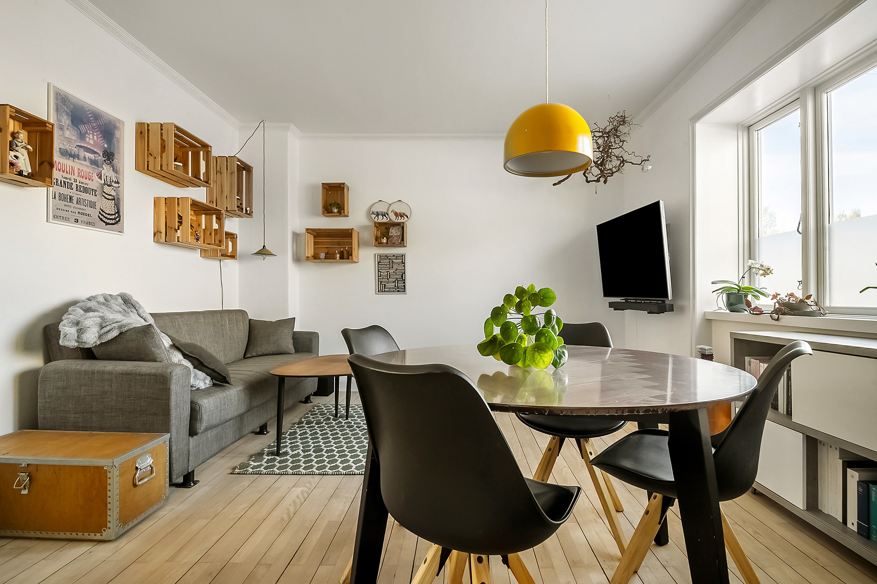 Fremhævet spisestue billede i fuldskærmstilstand. Billede af Nordre Ringgade 98, st.. th., Trøjborg, 8200 Aarhus N