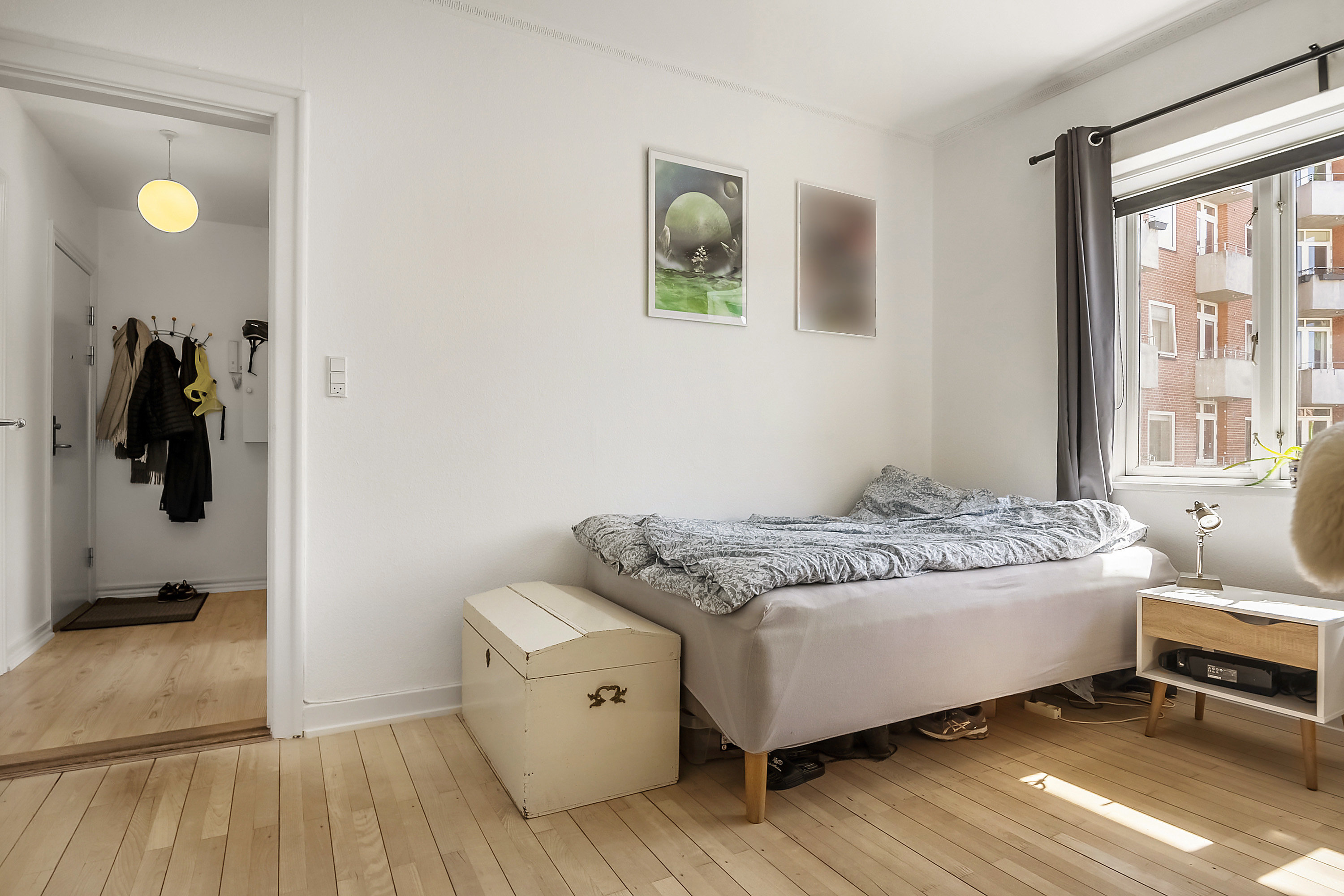 Fremhævet soveværelse billede i fuldskærmstilstand. Billede af Nordre Ringgade 98, st.. th., Trøjborg, 8200 Aarhus N