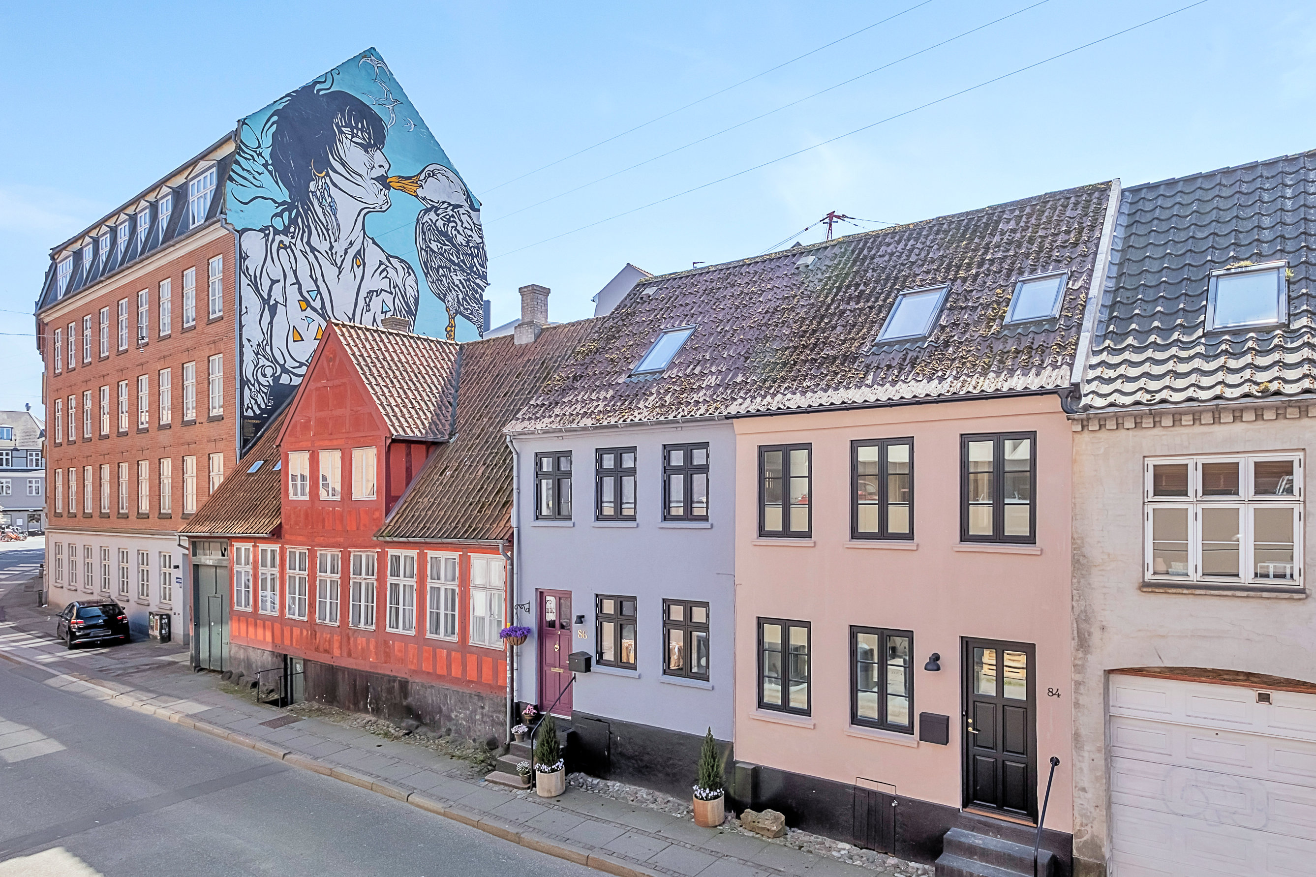Fremhævet facade billede i fuldskærmstilstand. Billede af Fiskergade 86, 8000 Aarhus C