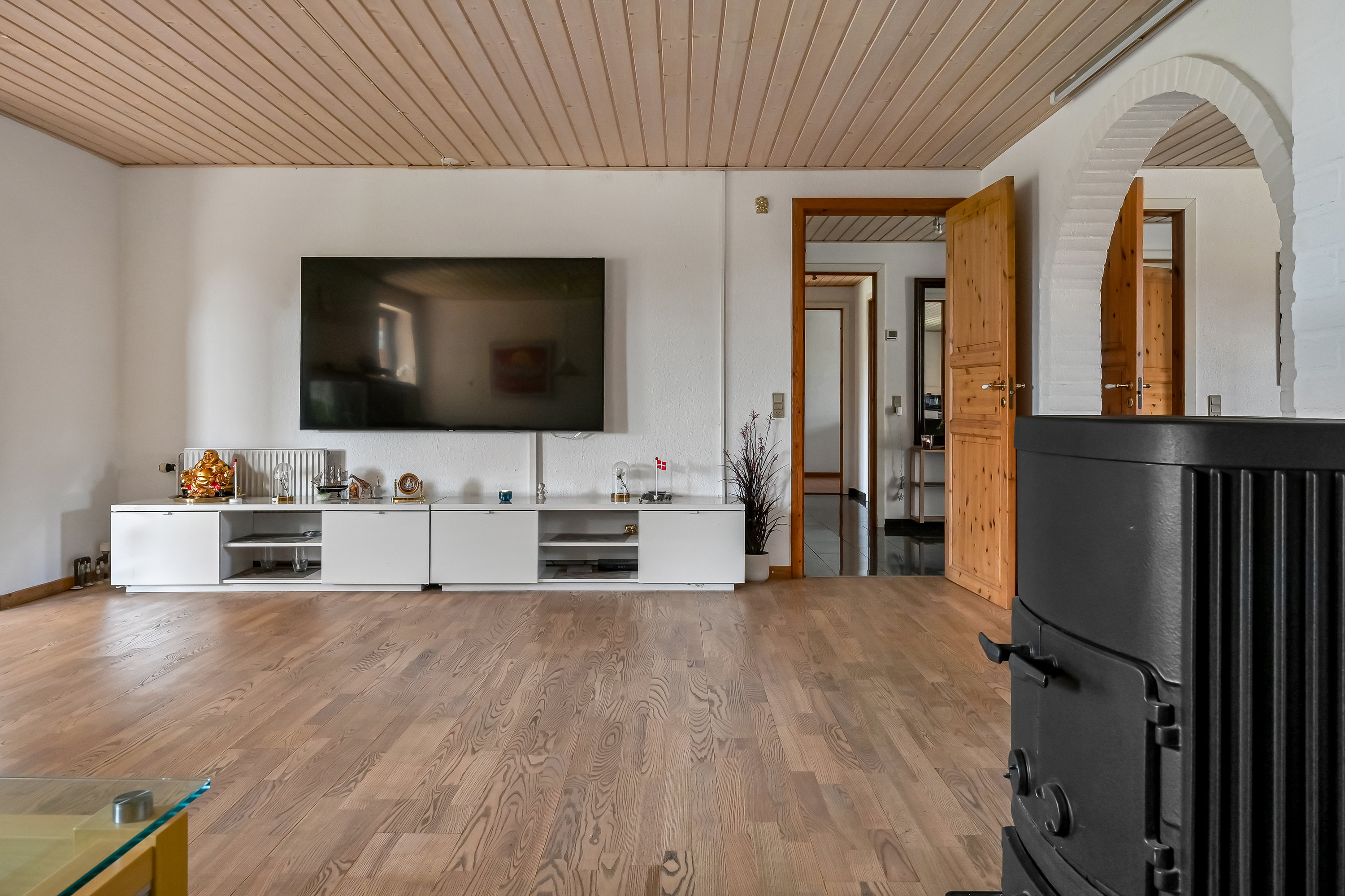 Fremhævet stue billede i fuldskærmstilstand. Billede af Hjejlevej 155, 7451 Sunds