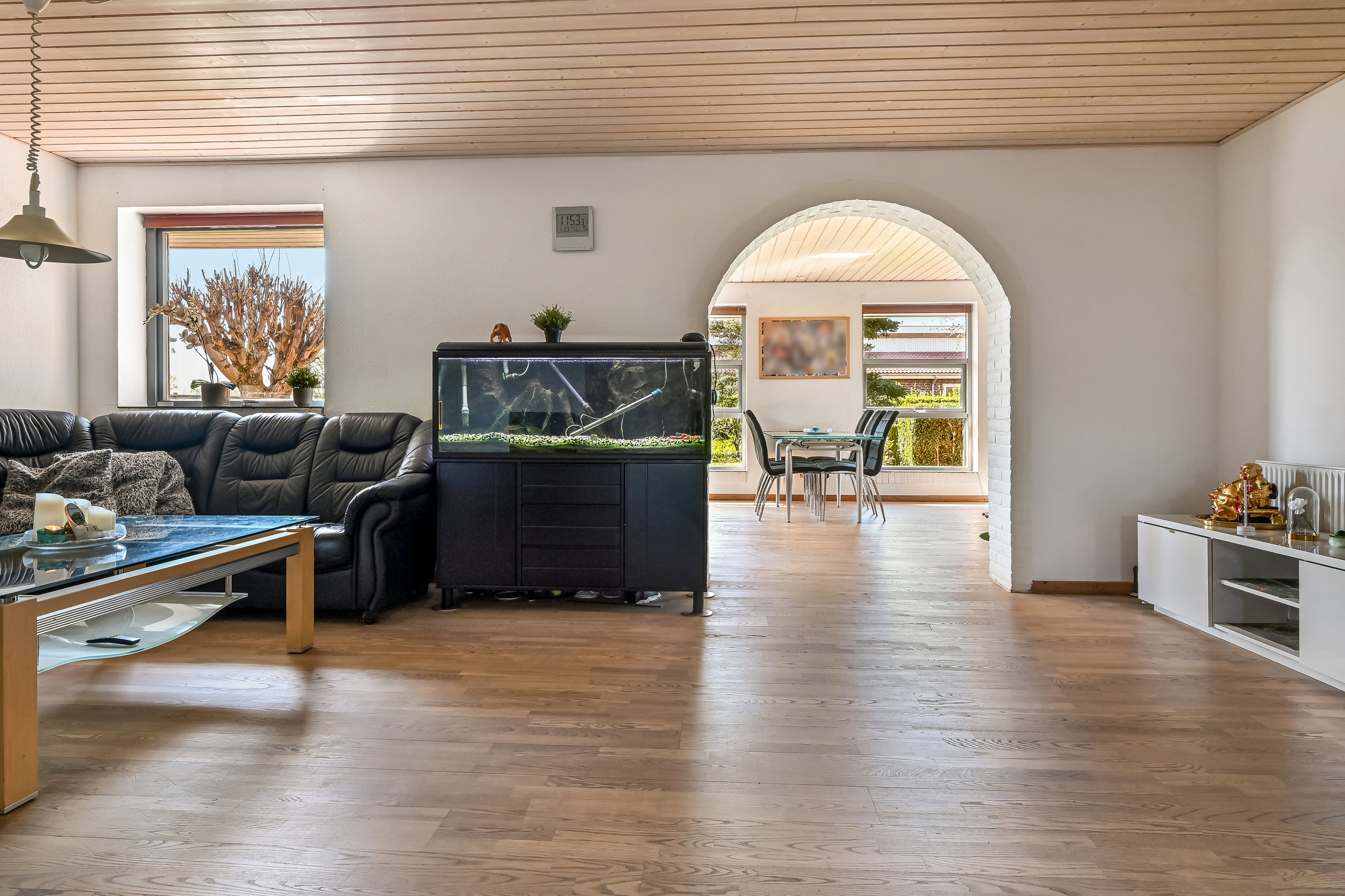 Fremhævet stue billede i fuldskærmstilstand. Billede af Hjejlevej 155, 7451 Sunds