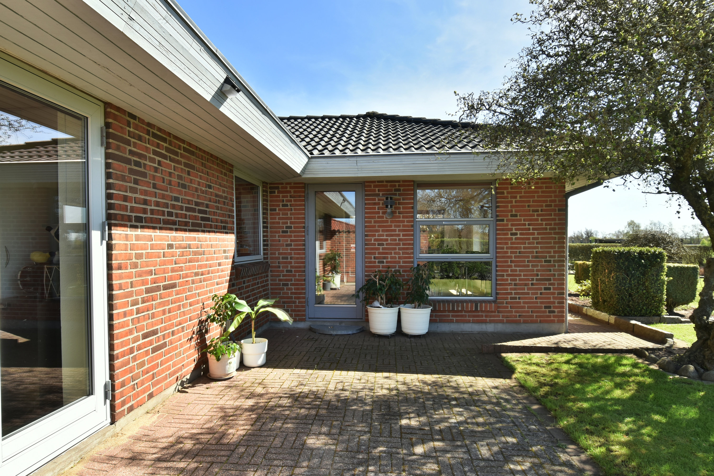 Fremhævet terrasse billede i fuldskærmstilstand. Billede af Hjejlevej 155, 7451 Sunds