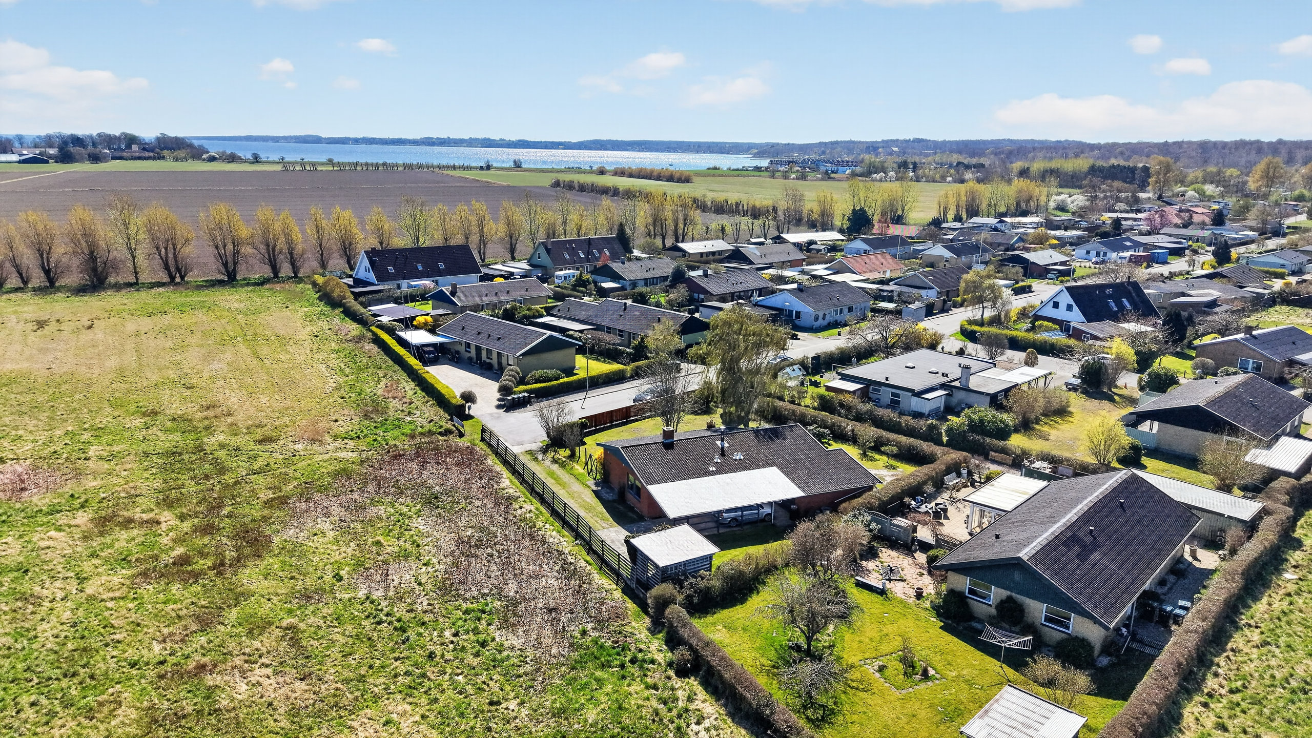 Fremhævet luftfoto billede i fuldskærmstilstand. Billede af Kingosvej 69, 4500 Nykøbing Sj