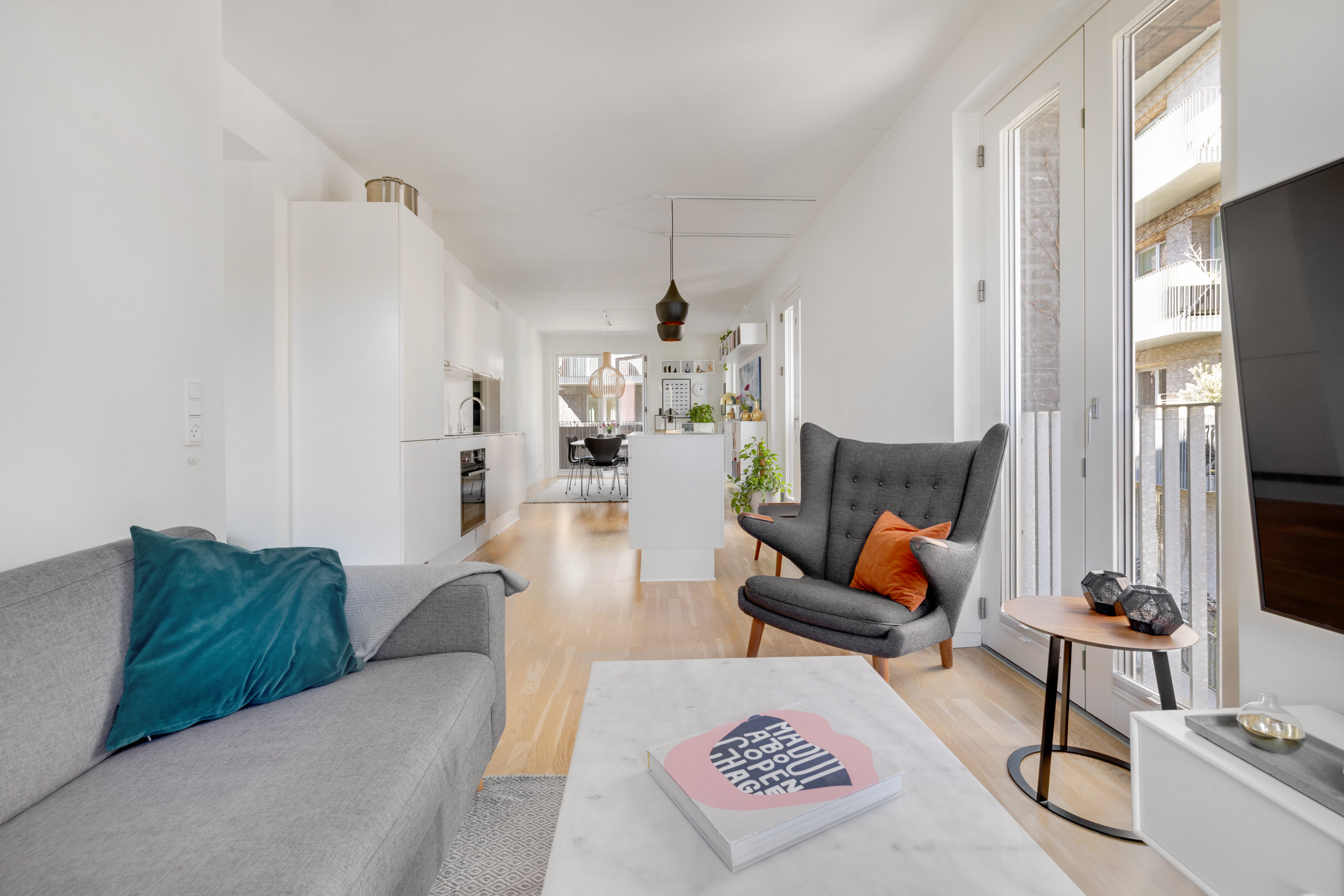 Fremhævet stue billede i fuldskærmstilstand. Billede af Doris Lessings Vej 29, 1. tv., 2300 København S