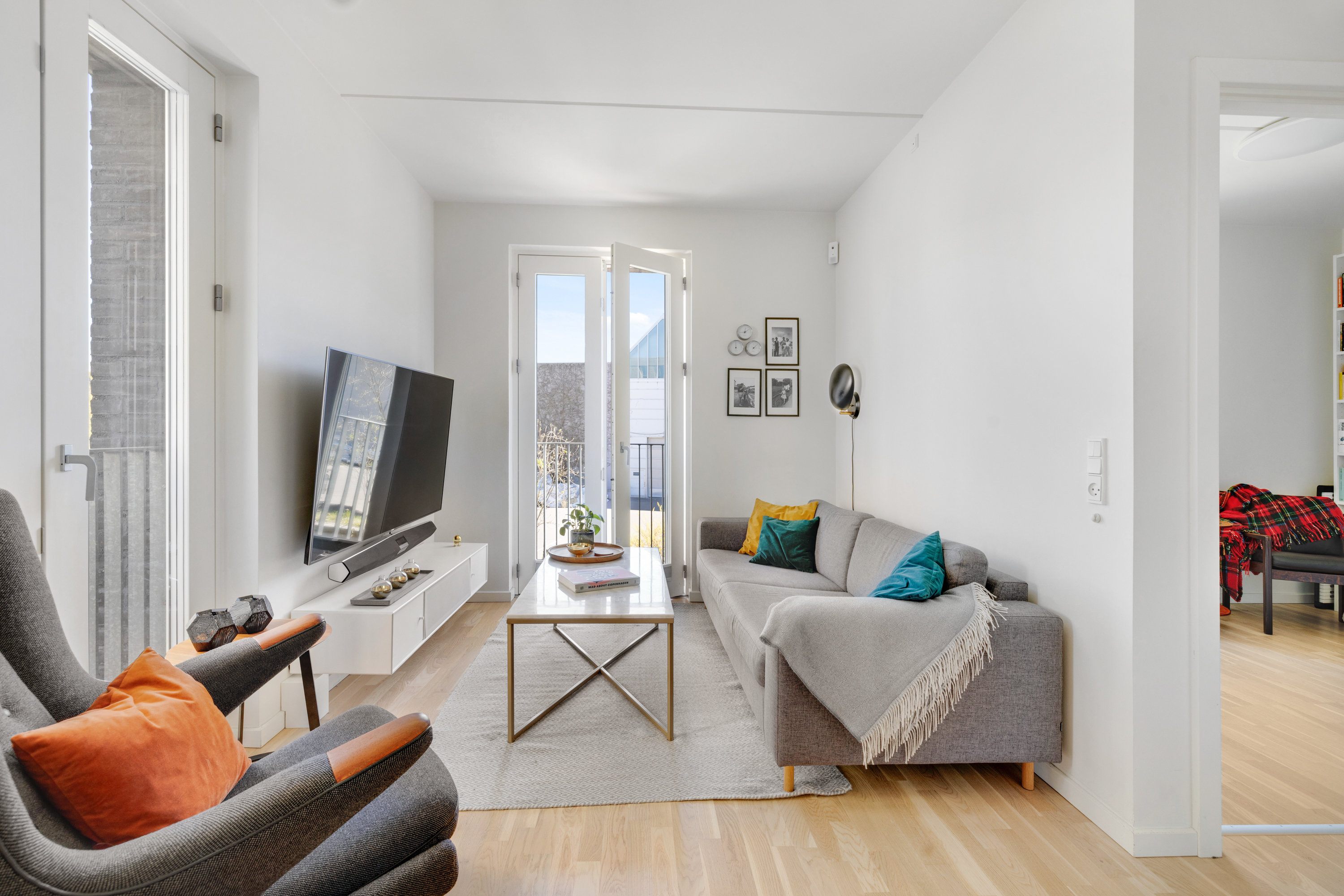 Fremhævet stue billede i fuldskærmstilstand. Billede af Doris Lessings Vej 29, 1. tv., 2300 København S