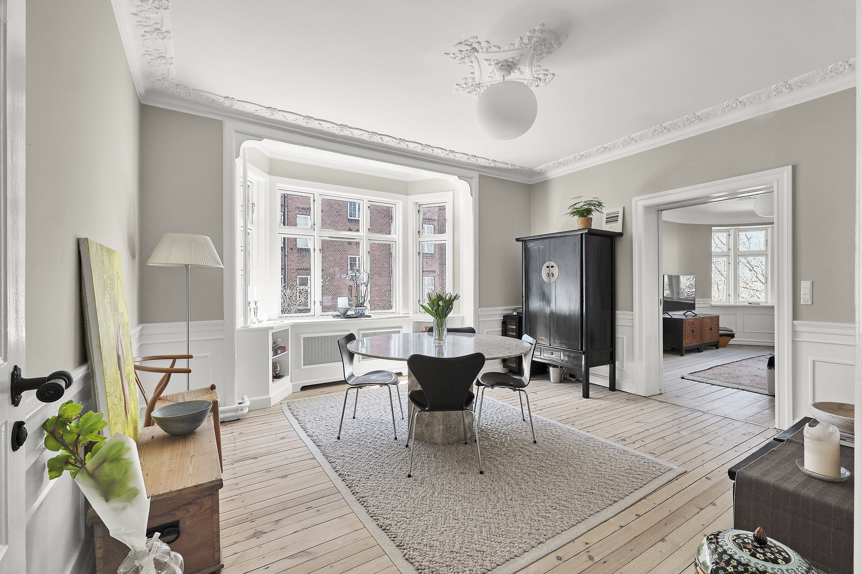 Fremhævet stue billede i fuldskærmstilstand. Billede af Ewaldsgade 14, 1. tv., 8000 Aarhus C