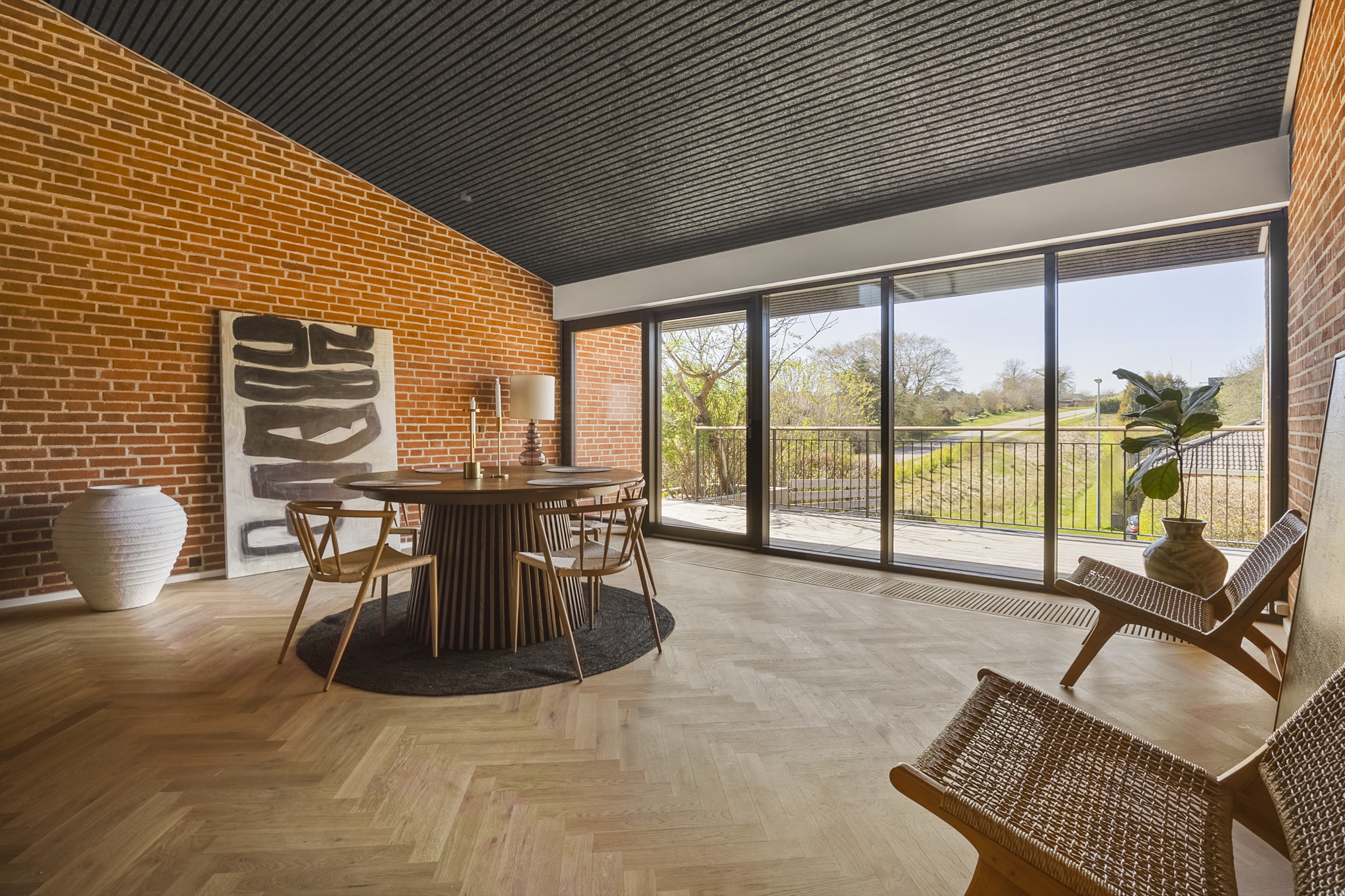 Fremhævet spisestue billede i fuldskærmstilstand. Billede af Ejsbølvej 44, 6100 Haderslev