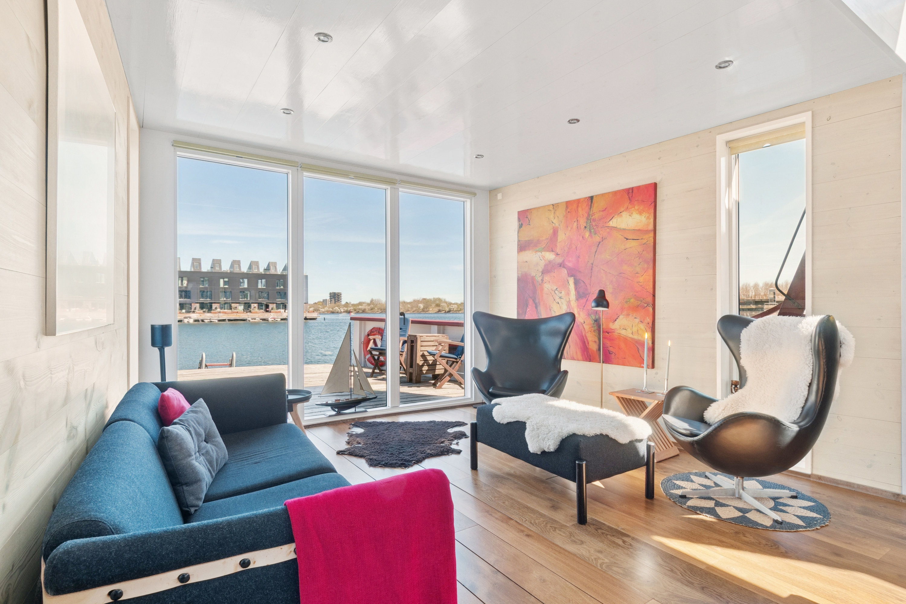 Fremhævet stue billede i fuldskærmstilstand. Billede af Ben Websters Vej 65, 2450 København SV