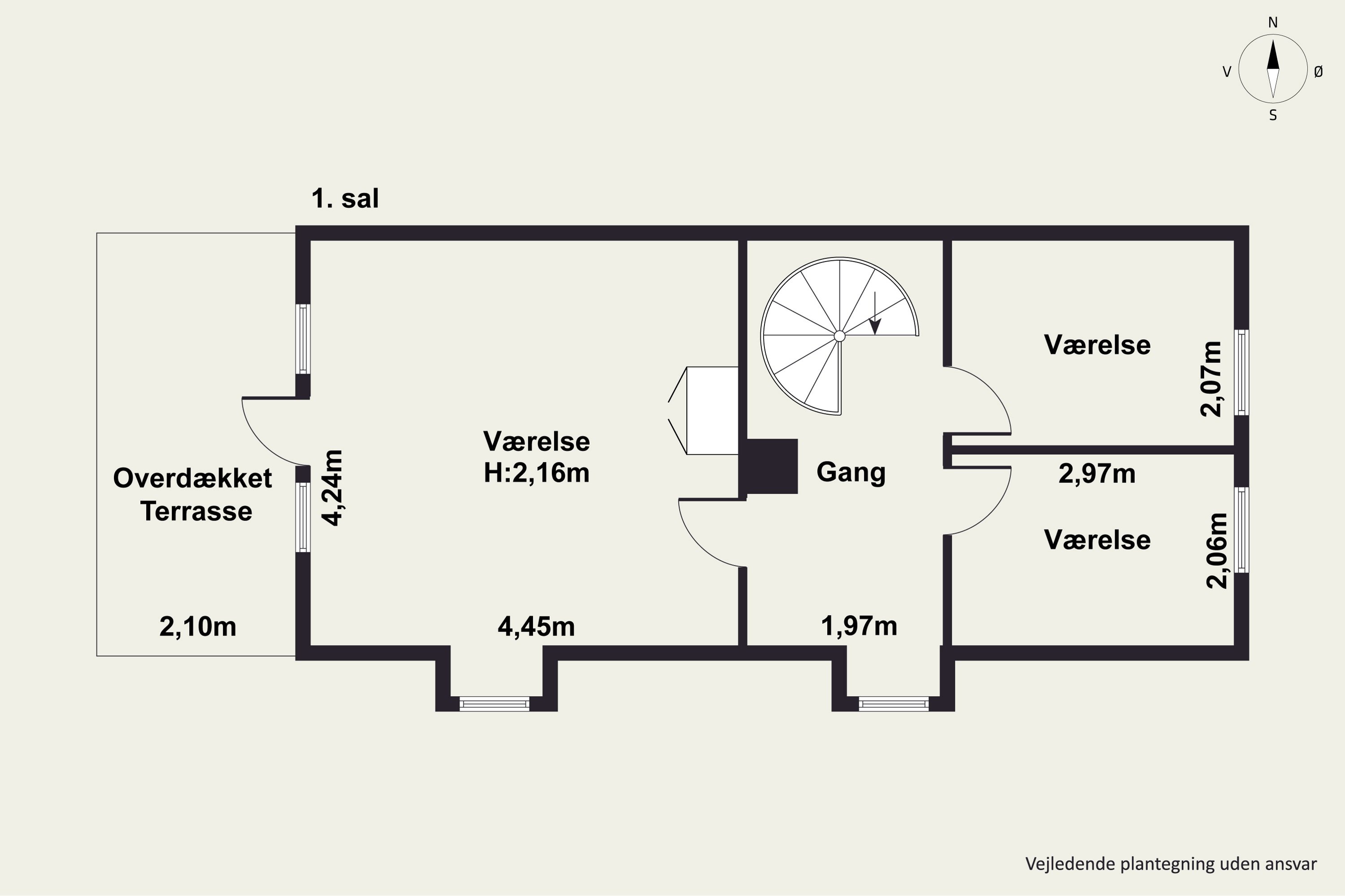 Plantegninger billede af Langdalsvej 6, Mølby, 6792 Rømø