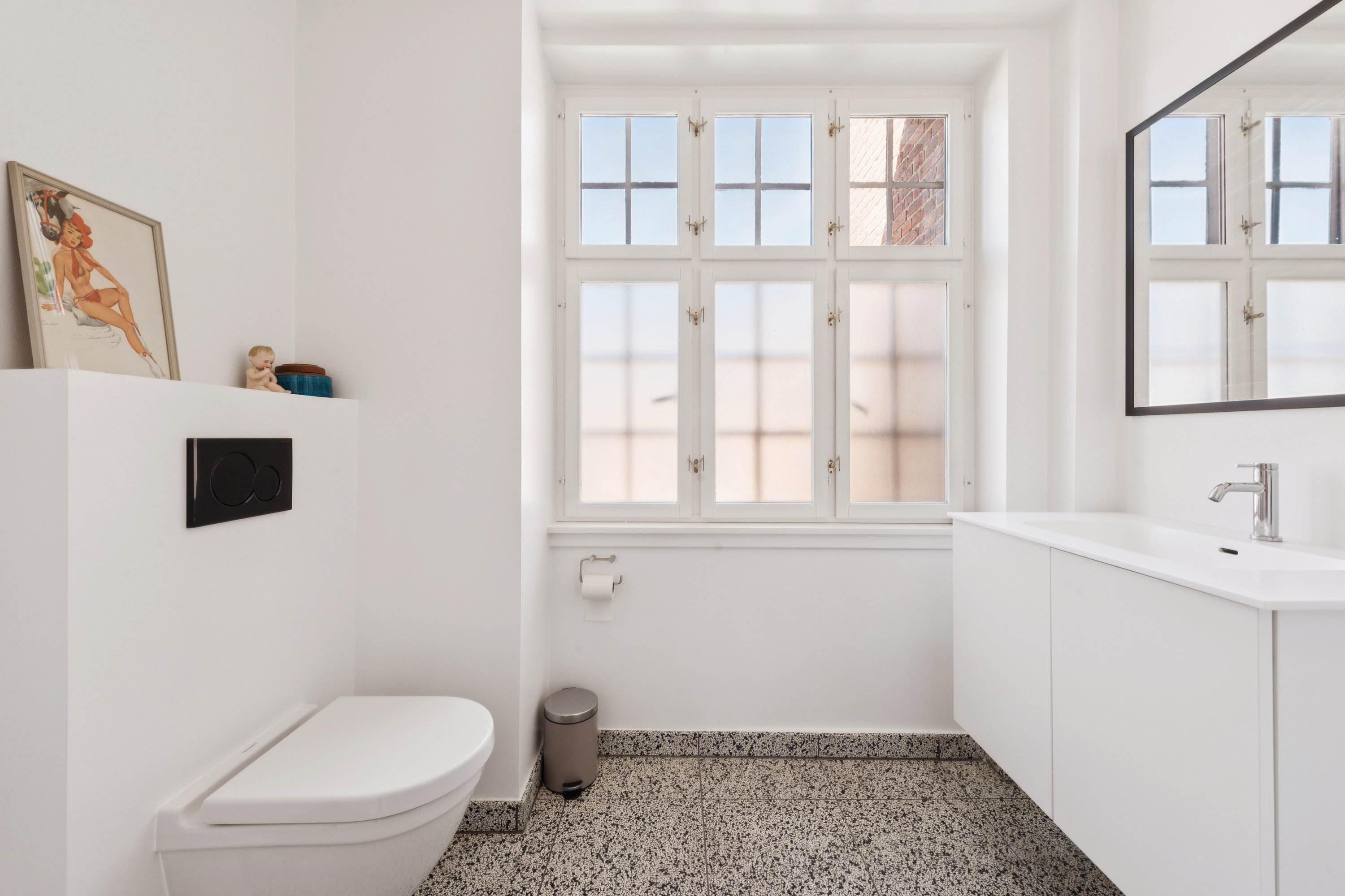 Fremhævet badeværelse billede i fuldskærmstilstand. Billede af Brønshøjvej 6A, 2. tv., 2700 Brønshøj