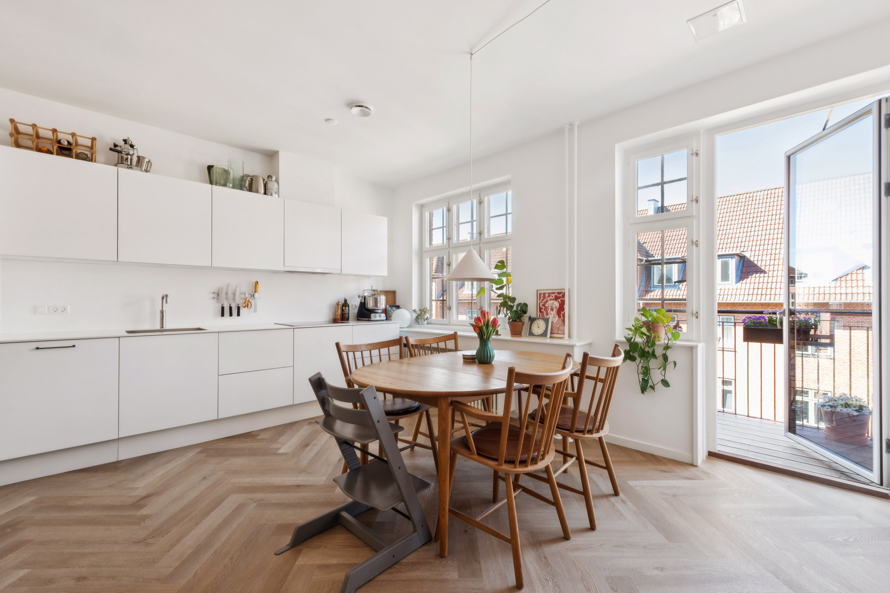 Fremhævet køkken billede i fuldskærmstilstand. Billede af Brønshøjvej 6A, 2. tv., 2700 Brønshøj