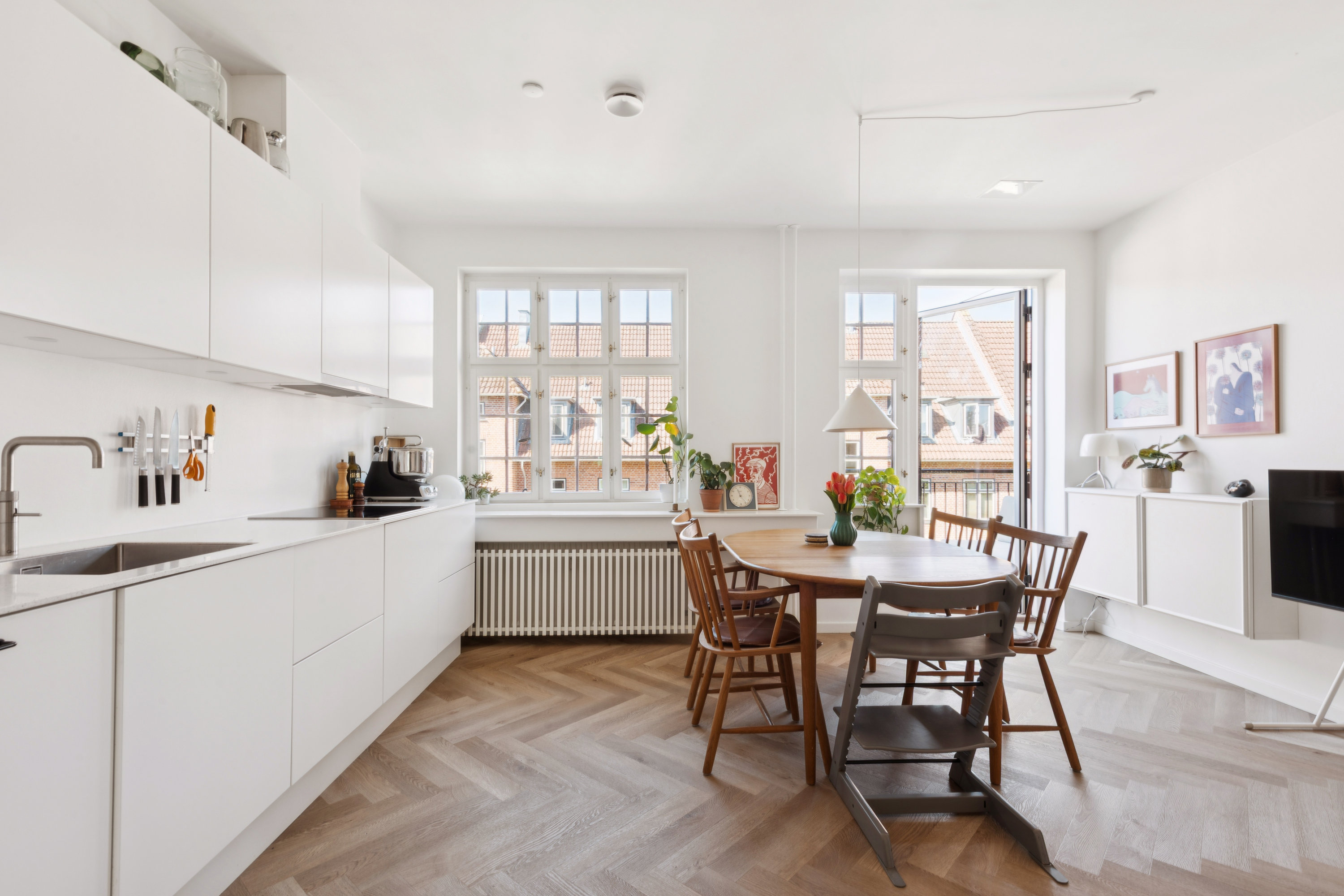 Fremhævet køkken billede i fuldskærmstilstand. Billede af Brønshøjvej 6A, 2. tv., 2700 Brønshøj