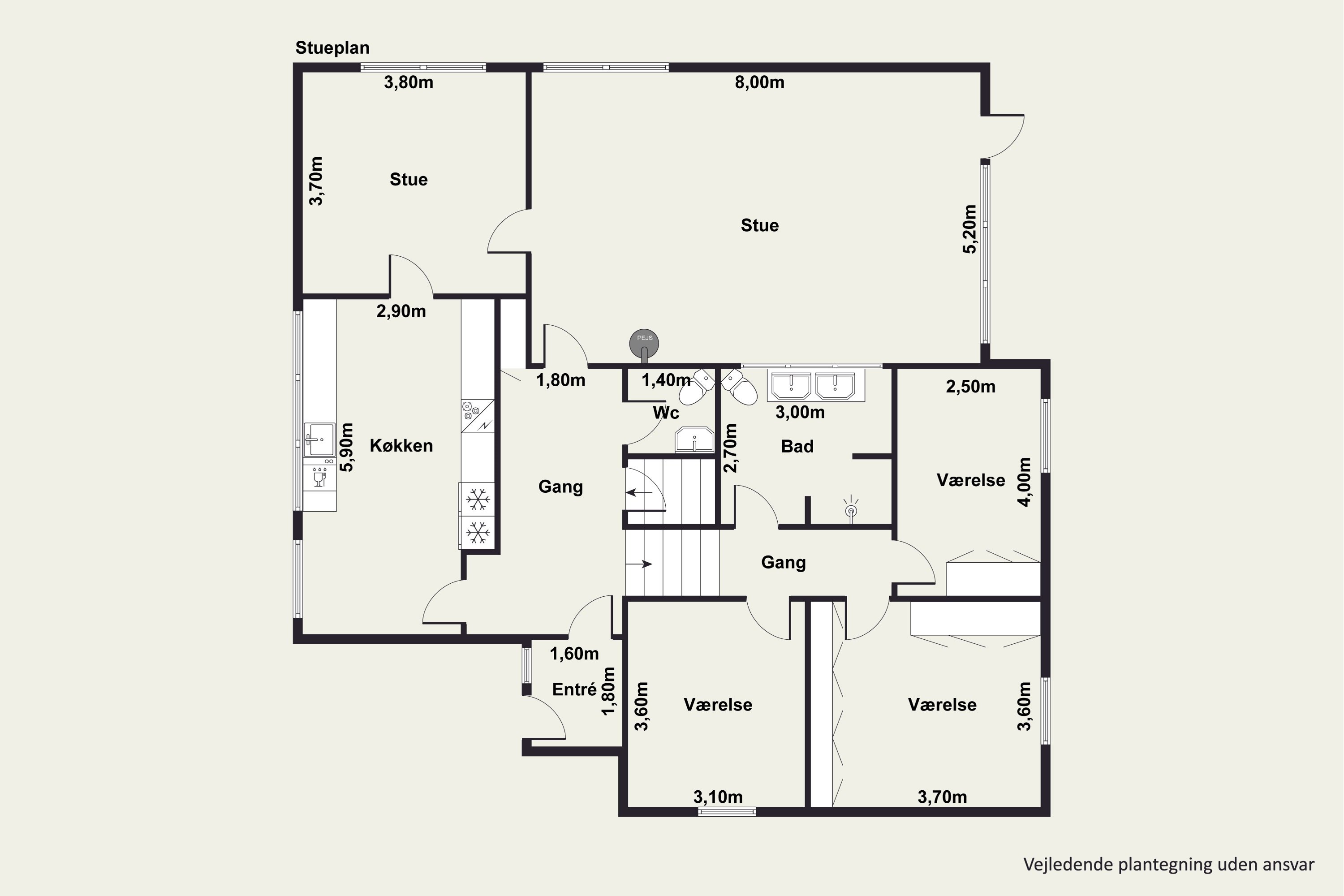 Plantegninger billede af Agerledet 30, 9850 Hirtshals