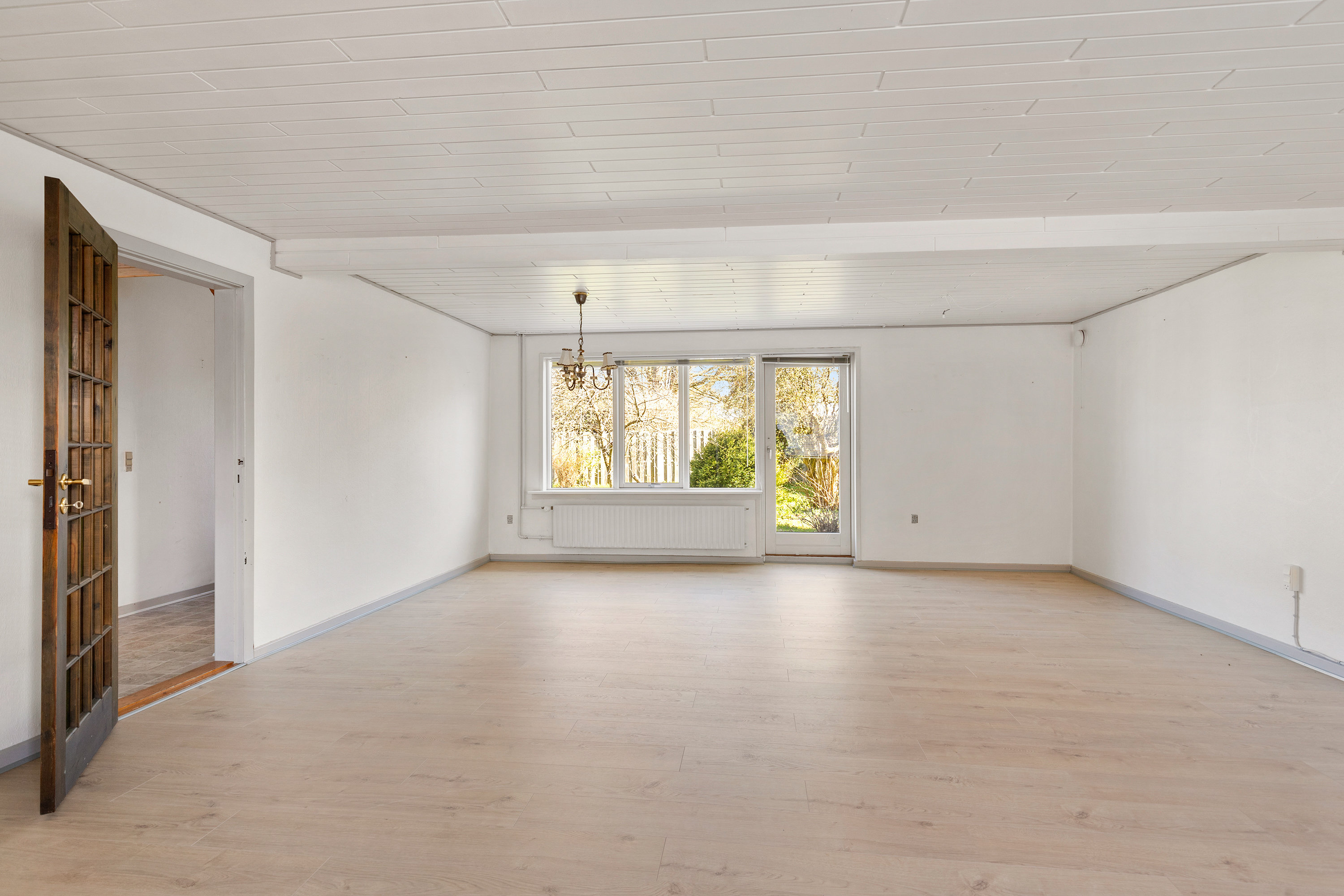 Fremhævet stue billede i fuldskærmstilstand. Billede af Gl. Landevej 32A, Birkelse, 9440 Aabybro