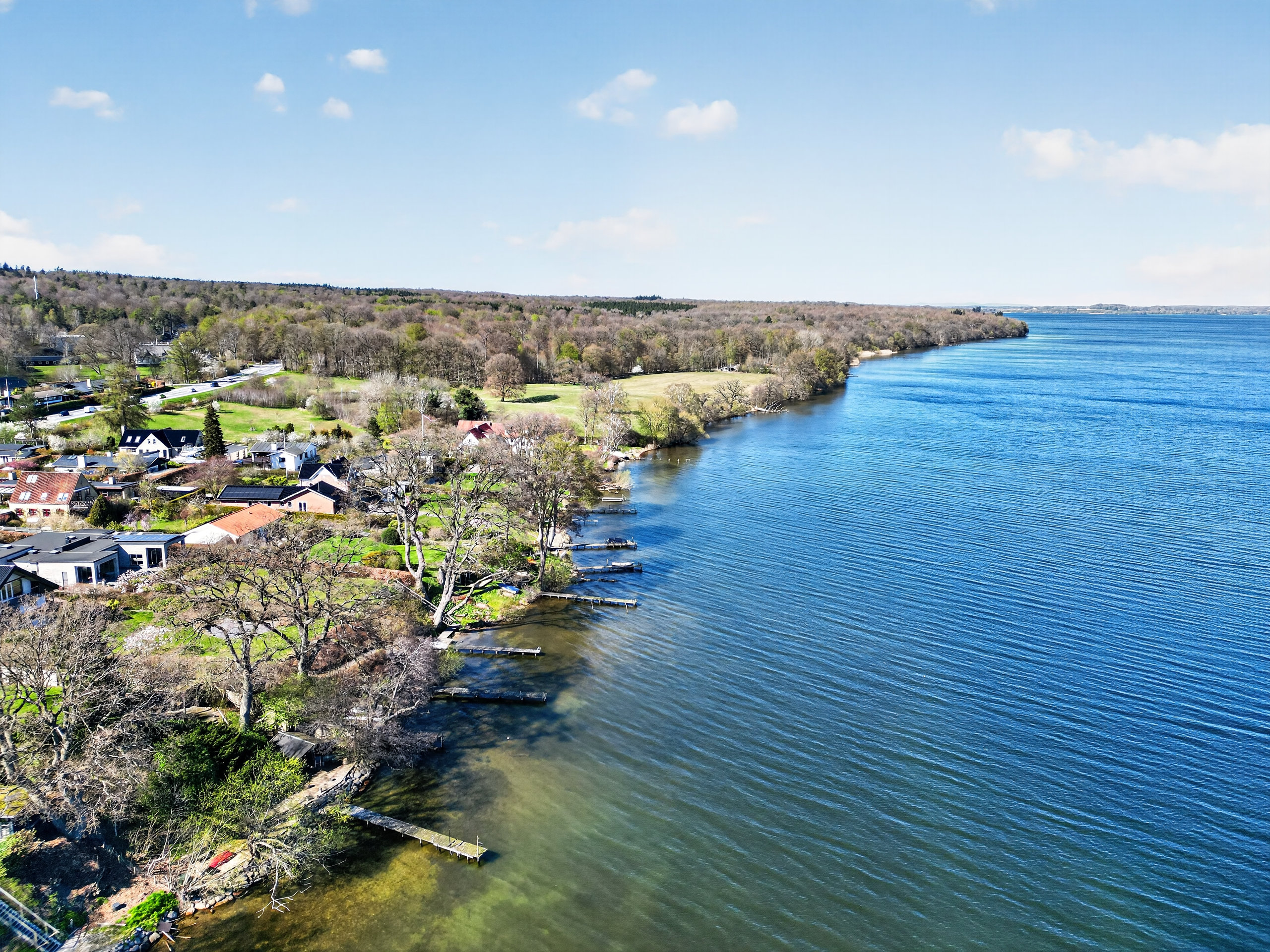Fremhævet luftfoto billede i fuldskærmstilstand. Billede af Stengårdsalle 11, Nødebo, 3480 Fredensborg
