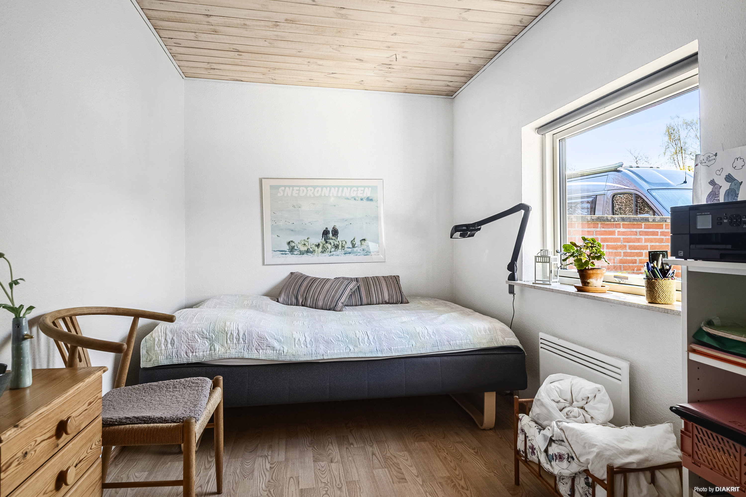 Fremhævet soveværelse billede i fuldskærmstilstand. Billede af Villavej 21, Hou, 8300 Odder